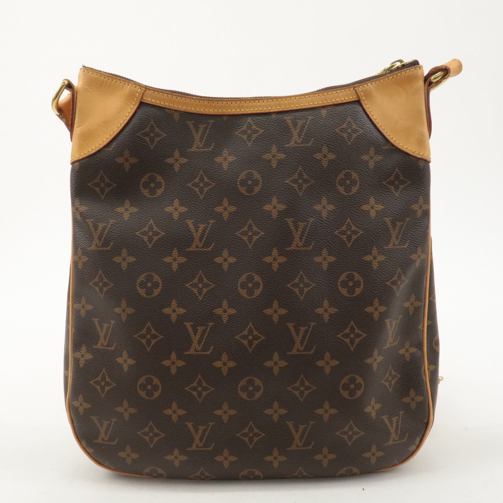 Louis Vuitton Monogram Odeon MM Shoulder Bag Brown M56389