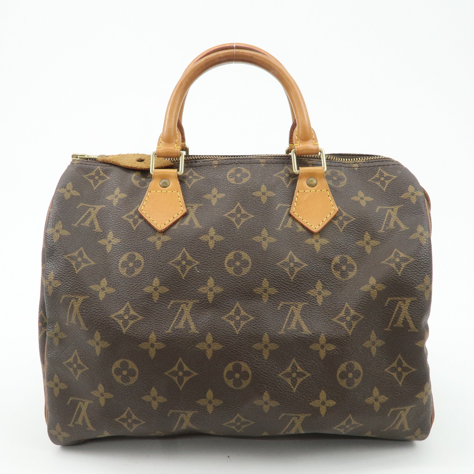 Louis Vuitton Monogram Speedy 30 Hand Bag Boston Bag M41526 Used