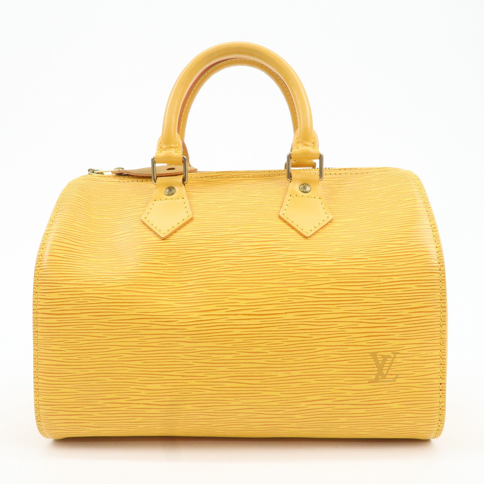 Louis Vuitton Epi Speedy 25 Boston Bag Hand Bag Yellow M43019 Used