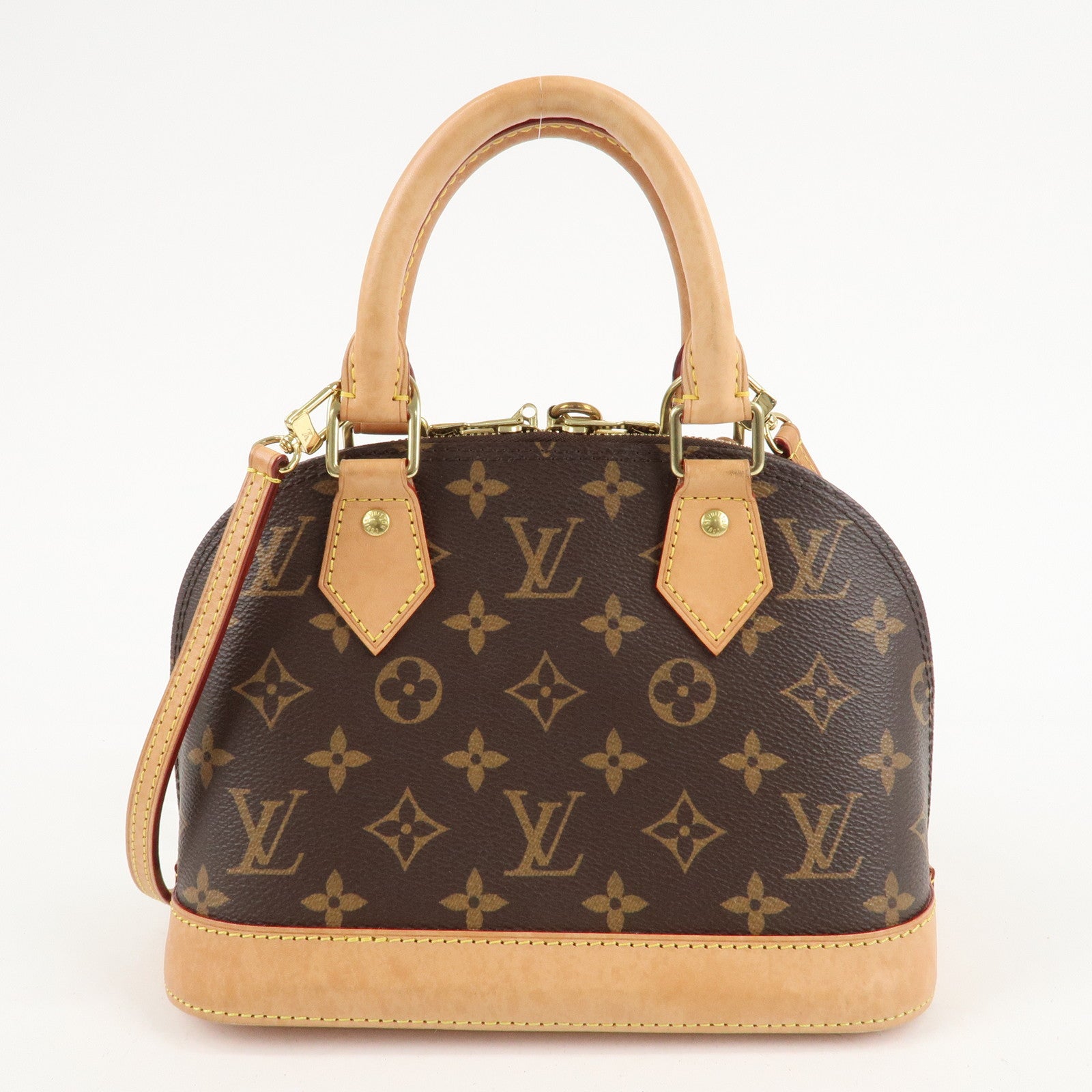 Louis Vuitton Monogram Alma BB 2 Way Hand Bag M53152 Used