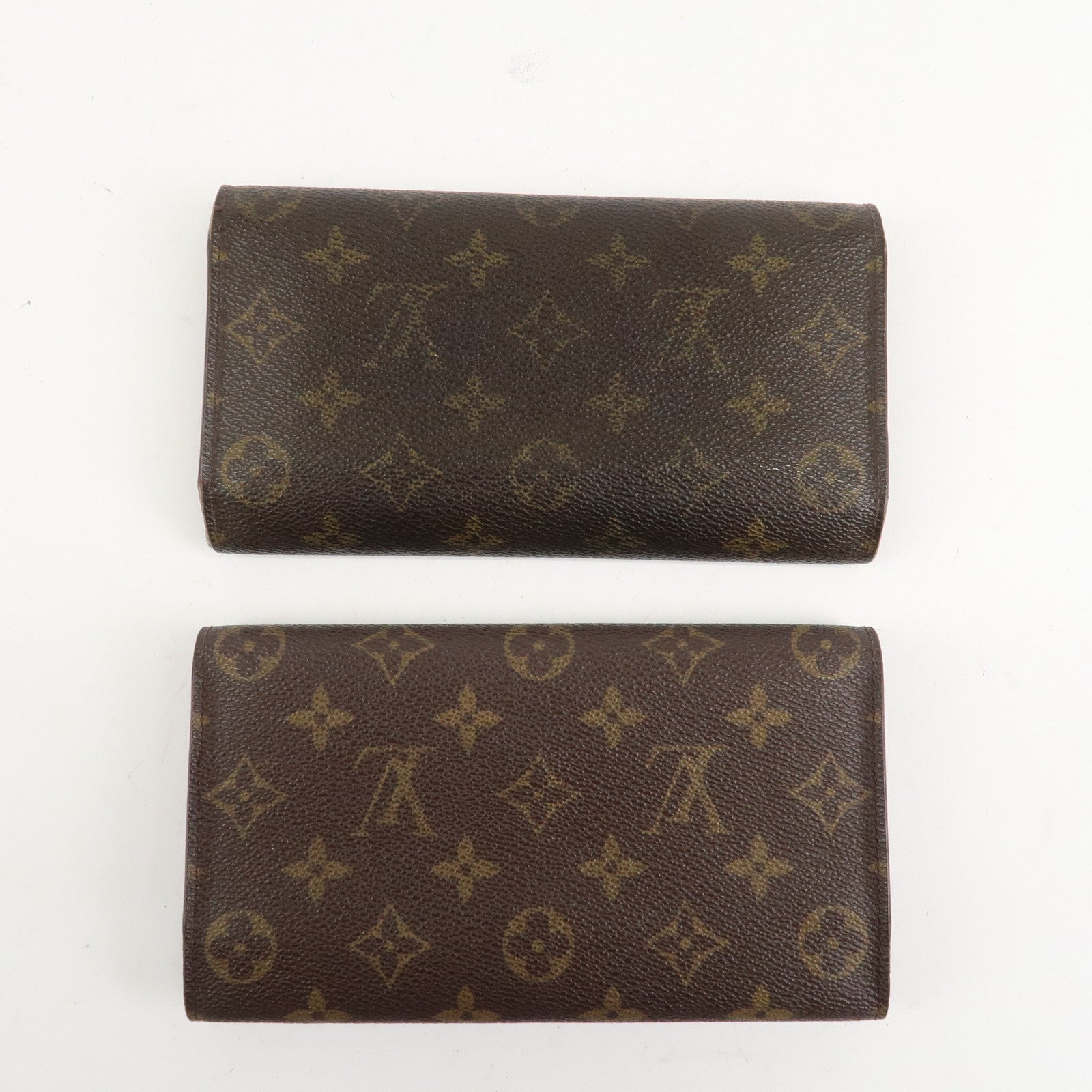 Louis Vuitton Monogram Set of 2 Porte Tresor International M61215