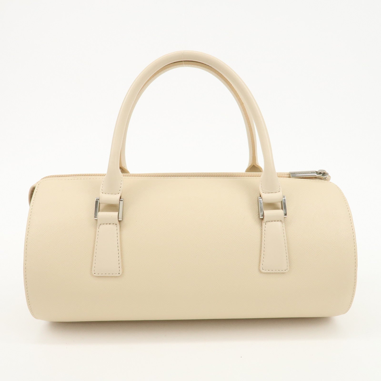 BURBERRY Leather Hand Bag Shoulder Bag Beige