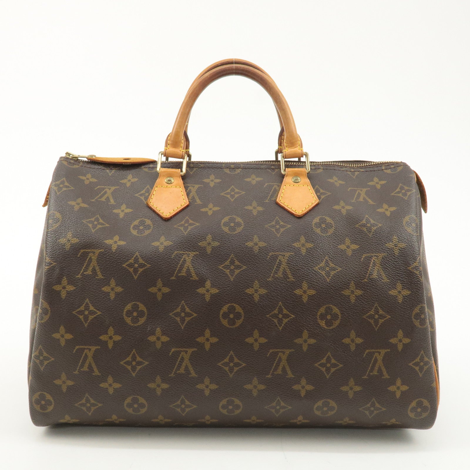 Louis Vuitton Monogram Speedy 35 Hand Bag Boston Bag M41524