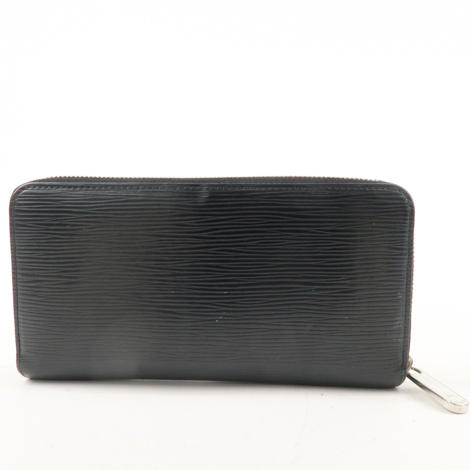 Louis Vuitton Epi Zippy Wallet Zip Around Wallet Noir M61857