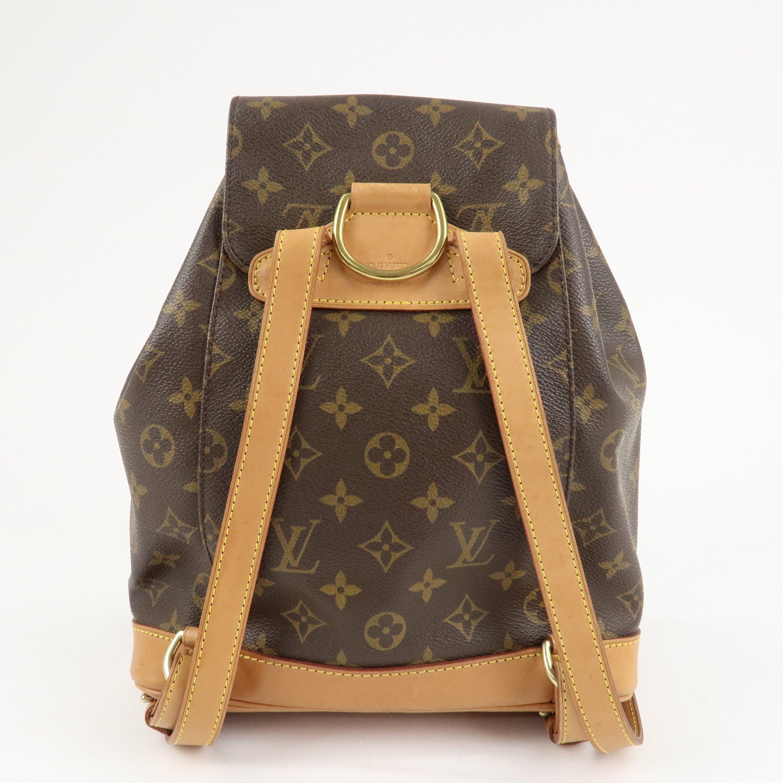 Louis Vuitton Monogram Montsouris MM Back Pack Bag M51136 Used