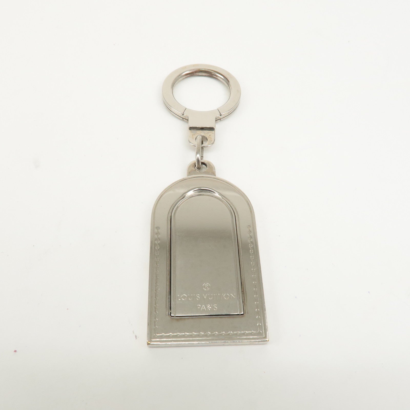 Louis Vuitton Porte Cles Porte Address Bag Charm Silver M9234P