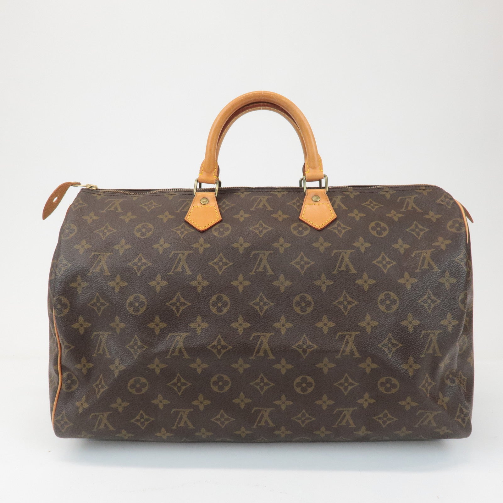 Louis Vuitton Monogram Speedy 40 Hand Bag Boston Bag M41522 Used