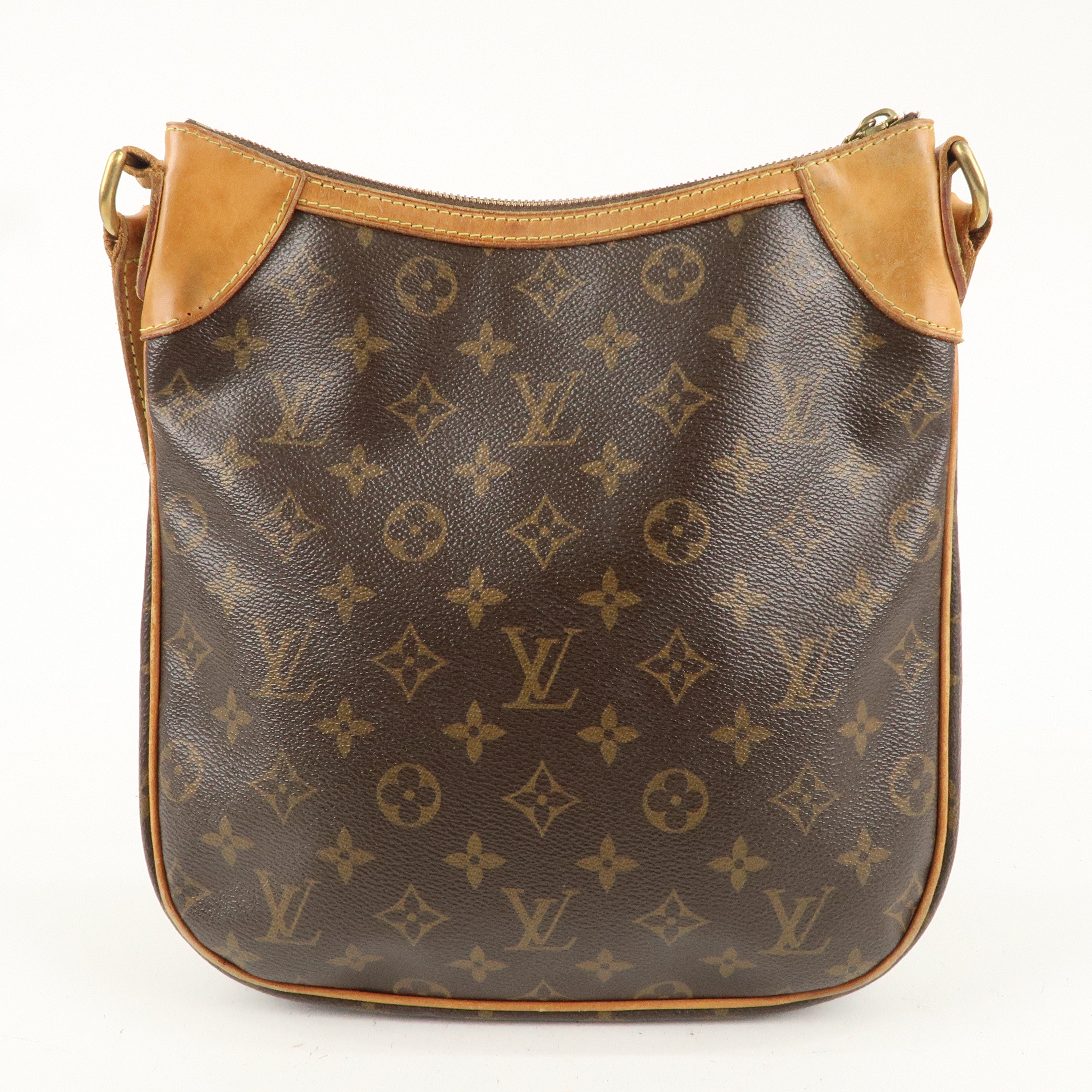 Louis Vuitton Monogram Odeon PM Shoulder Bag Brown M56390