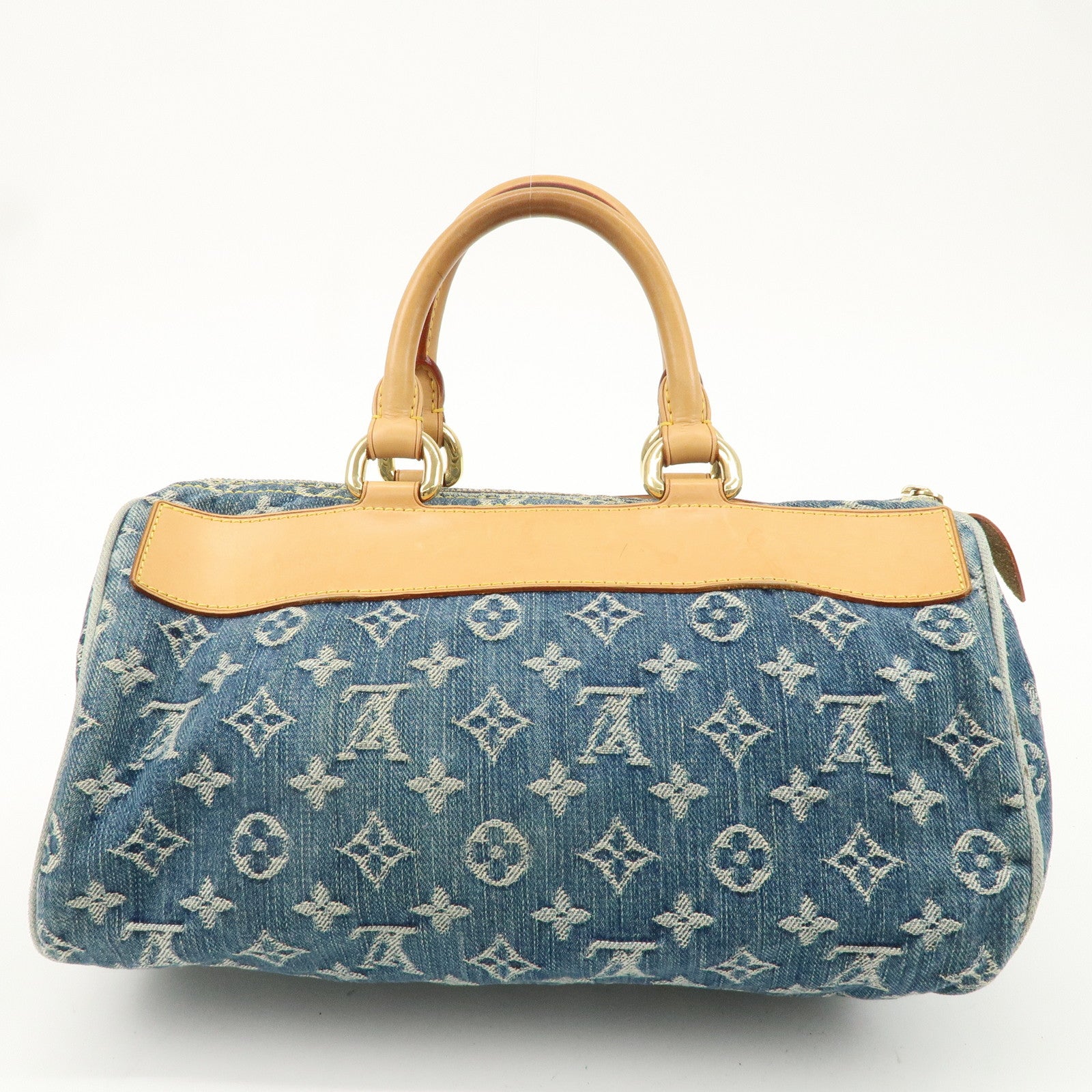 Louis Vuitton Monogram Denim Neo Speedy Boston Bag Blue M95019