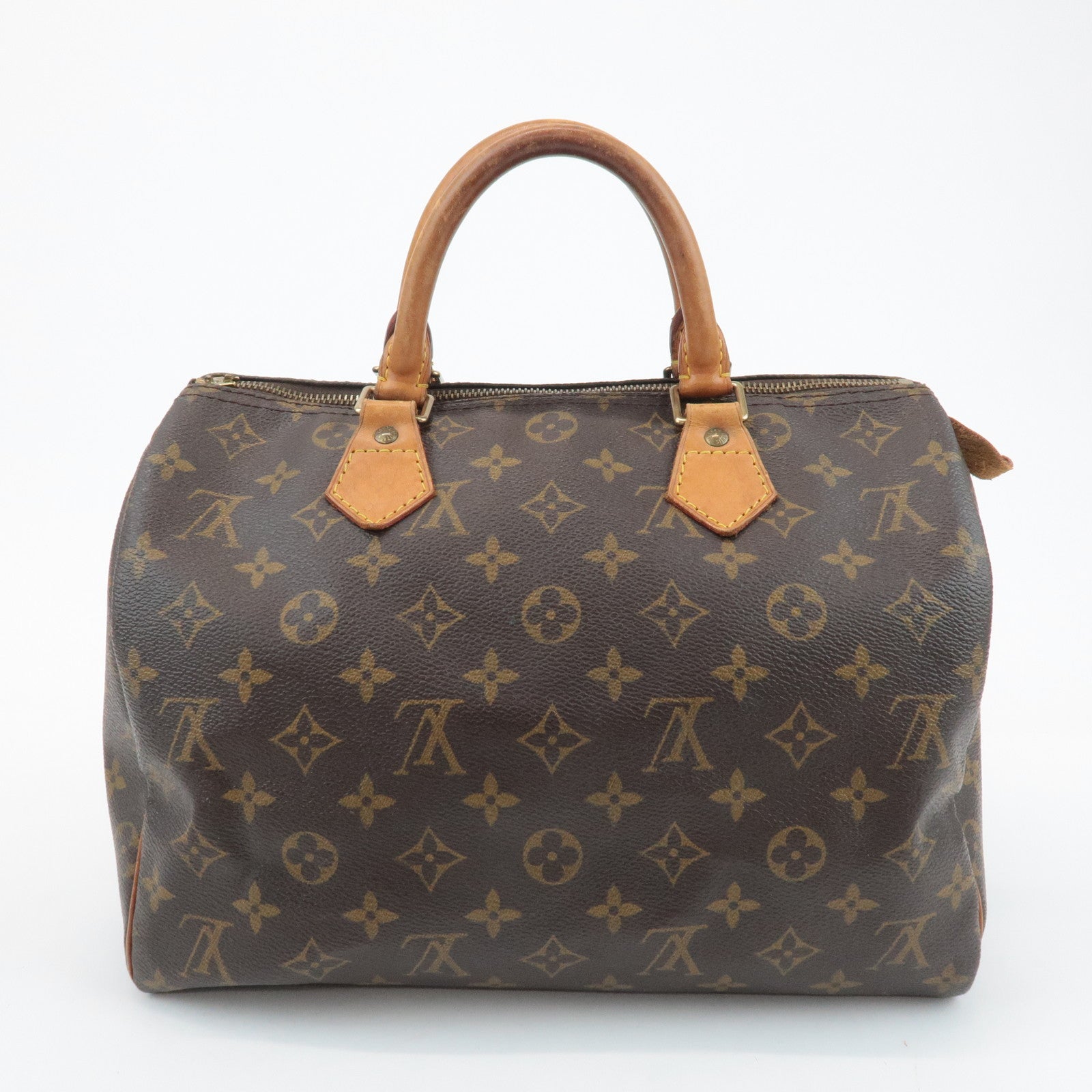 Louis Vuitton Monogram Speedy 30 Hand Bag Boston Bag M41108 Used