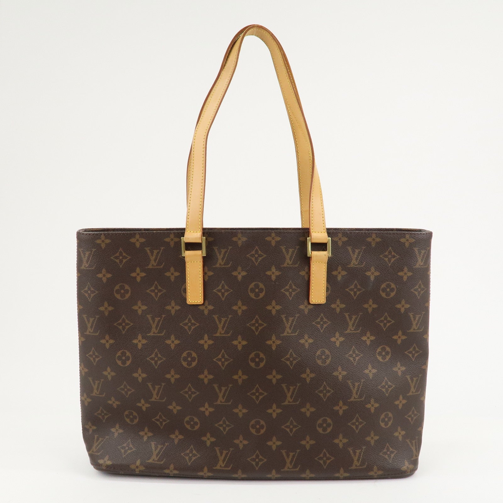 Louis Vuitton Monogram Luco Tote Bag Hand Bag Brown M51155