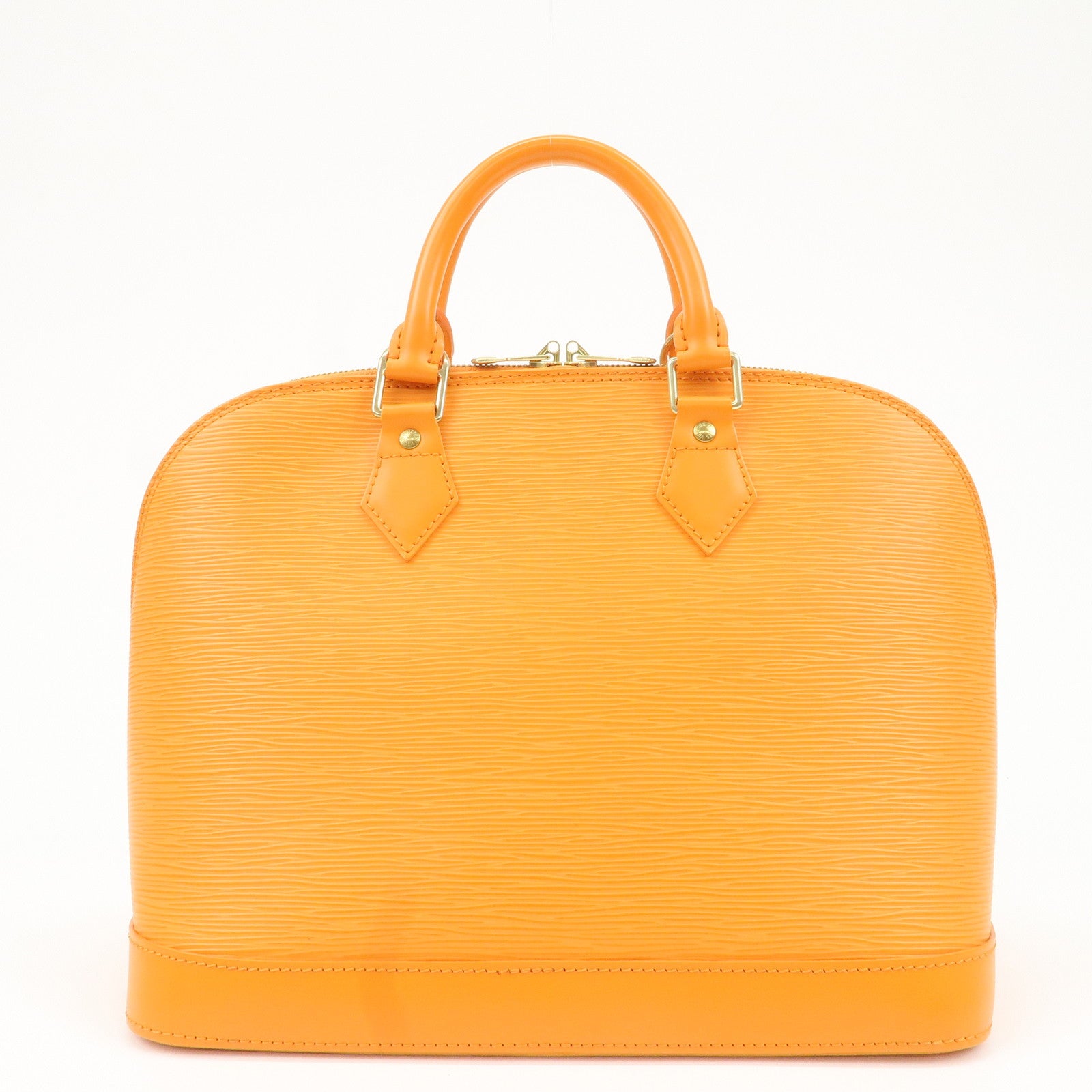 Louis Vuitton Epi Alma PM Hand Bag Pimont Orange M40623 Used