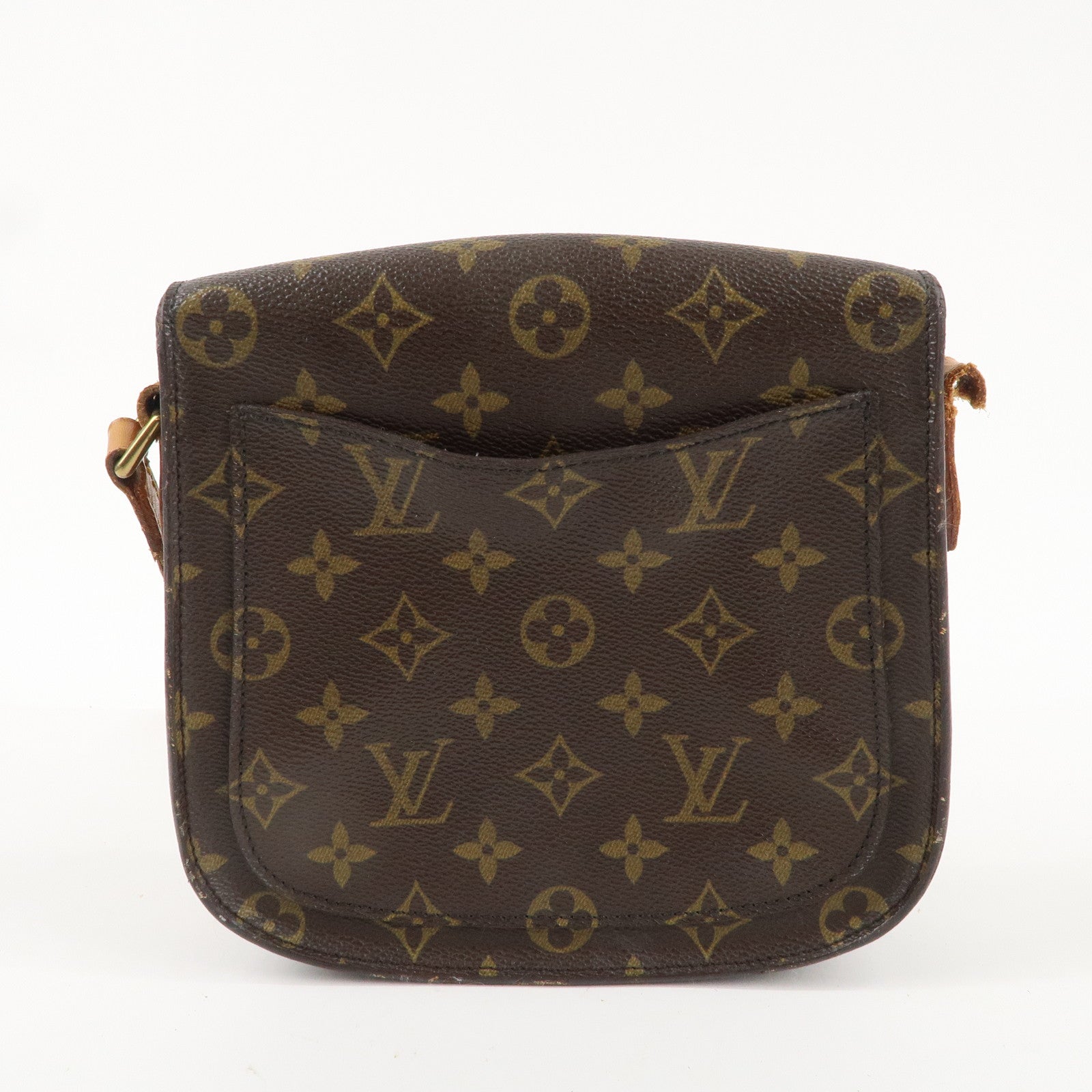 Louis Vuitton Monogram Saint Cloud MM Shoulder Bag Brown M51243