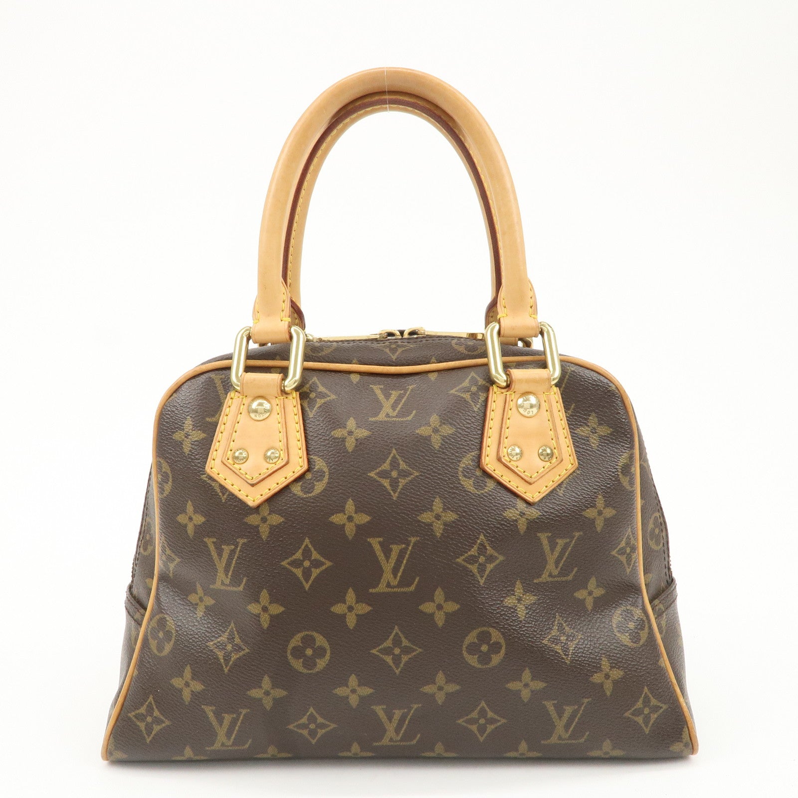 Louis Vuitton Monogram Manhattan PM Hand Bag M40026 Used