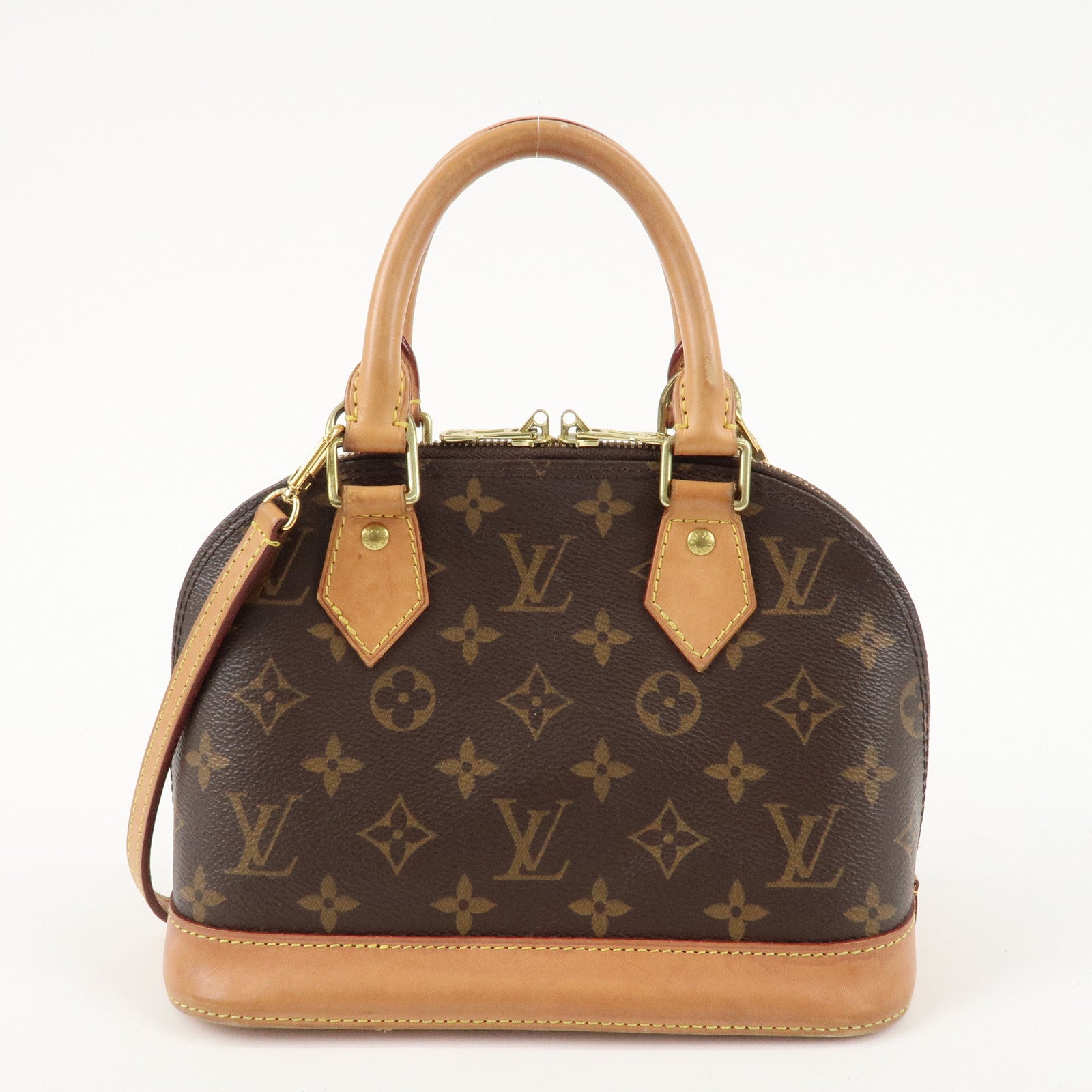 Louis Vuitton Monogram Alma BB 2Way Hand Bag Shoulder Bag M53152 Used