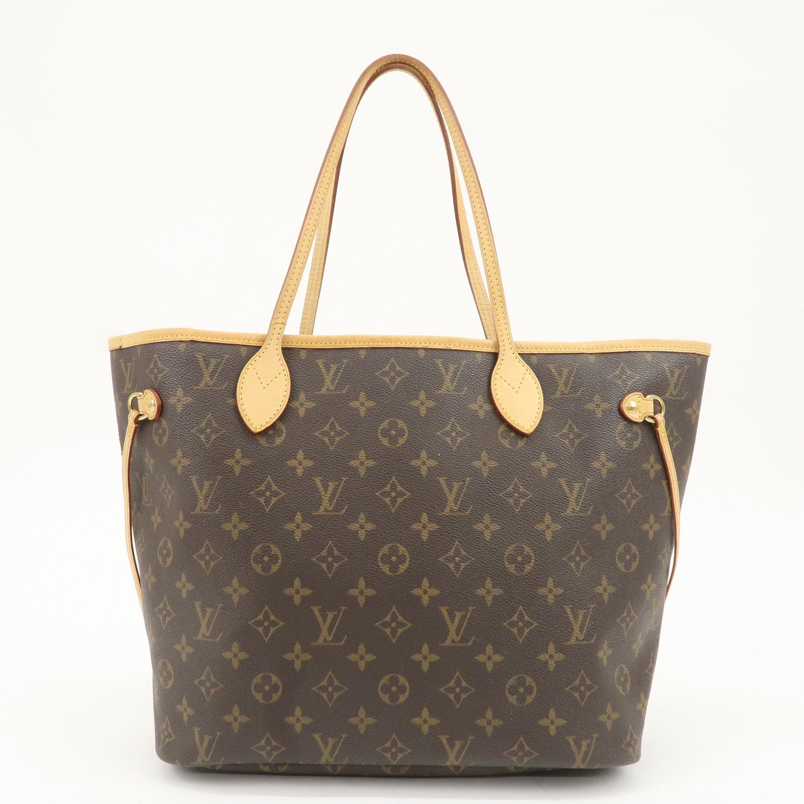 Louis Vuitton Monogram Neverfull MM Tote Bag Brown M40156 Used