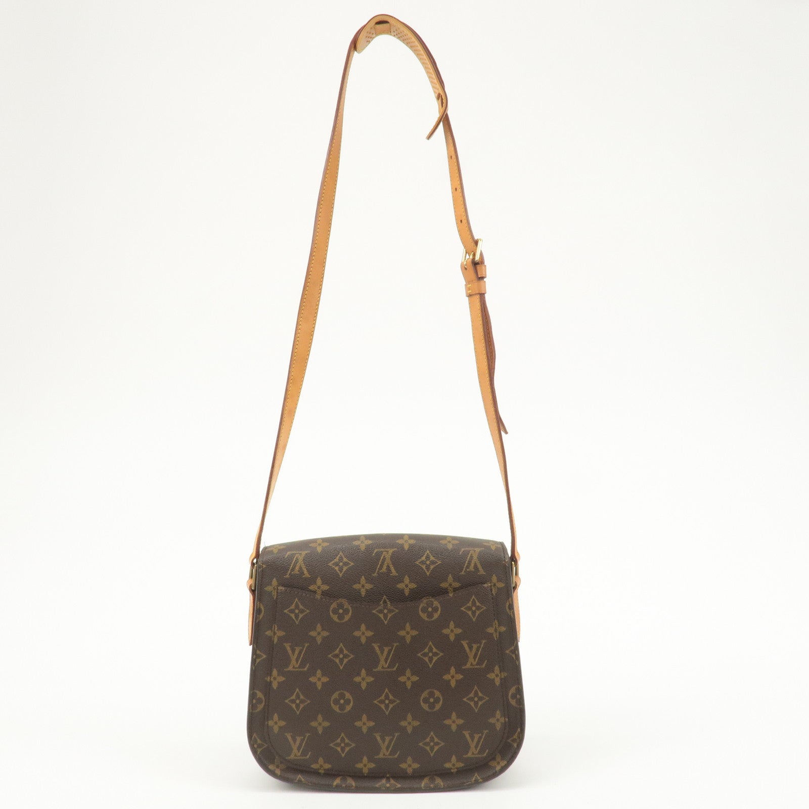 Louis Vuitton Monogram Saint Cloud GM Shoulder Bag Brown M51242