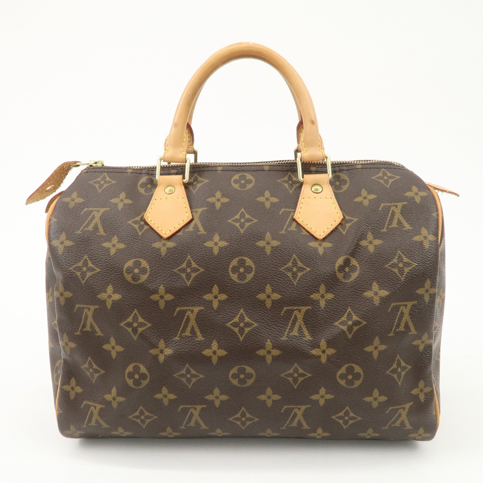 Louis Vuitton Monogram Speedy 30 Hand Bag Boston Bag M41526 Used