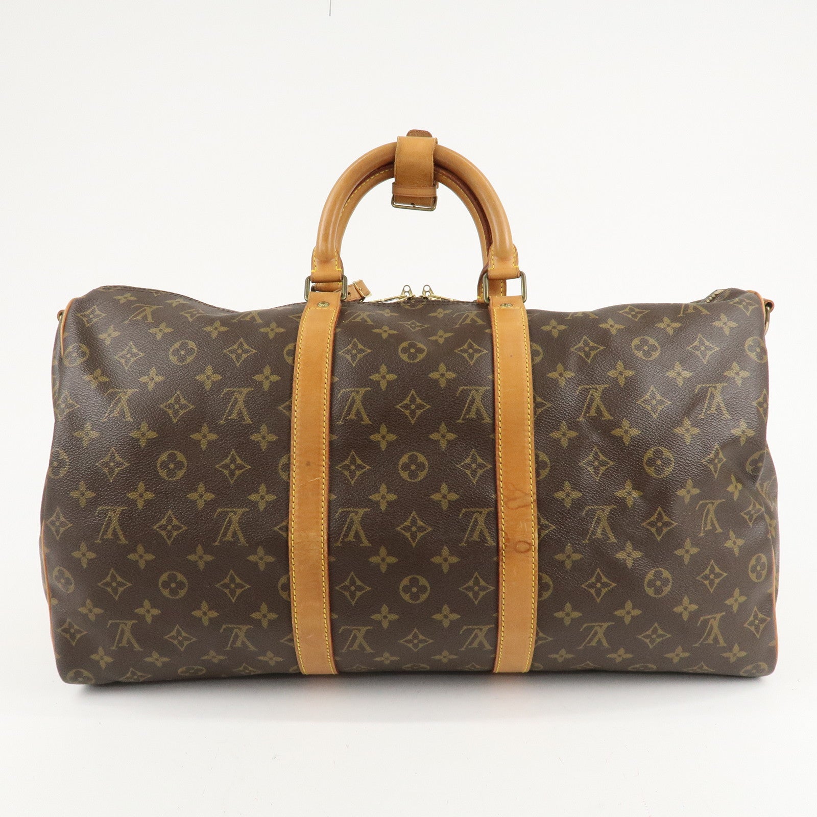 Louis Vuitton Monogram Keep All Bandouliere 50 Boston Bag M41416 Used