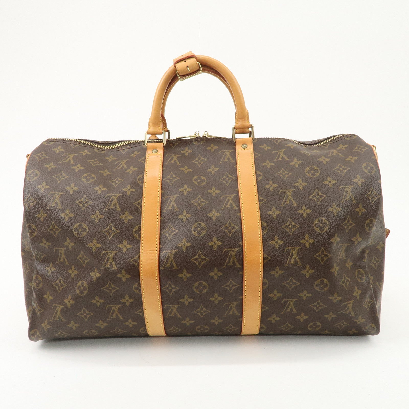 Louis Vuitton Monogram Keep All Bandouliere 50 Boston Bag M41416 Used