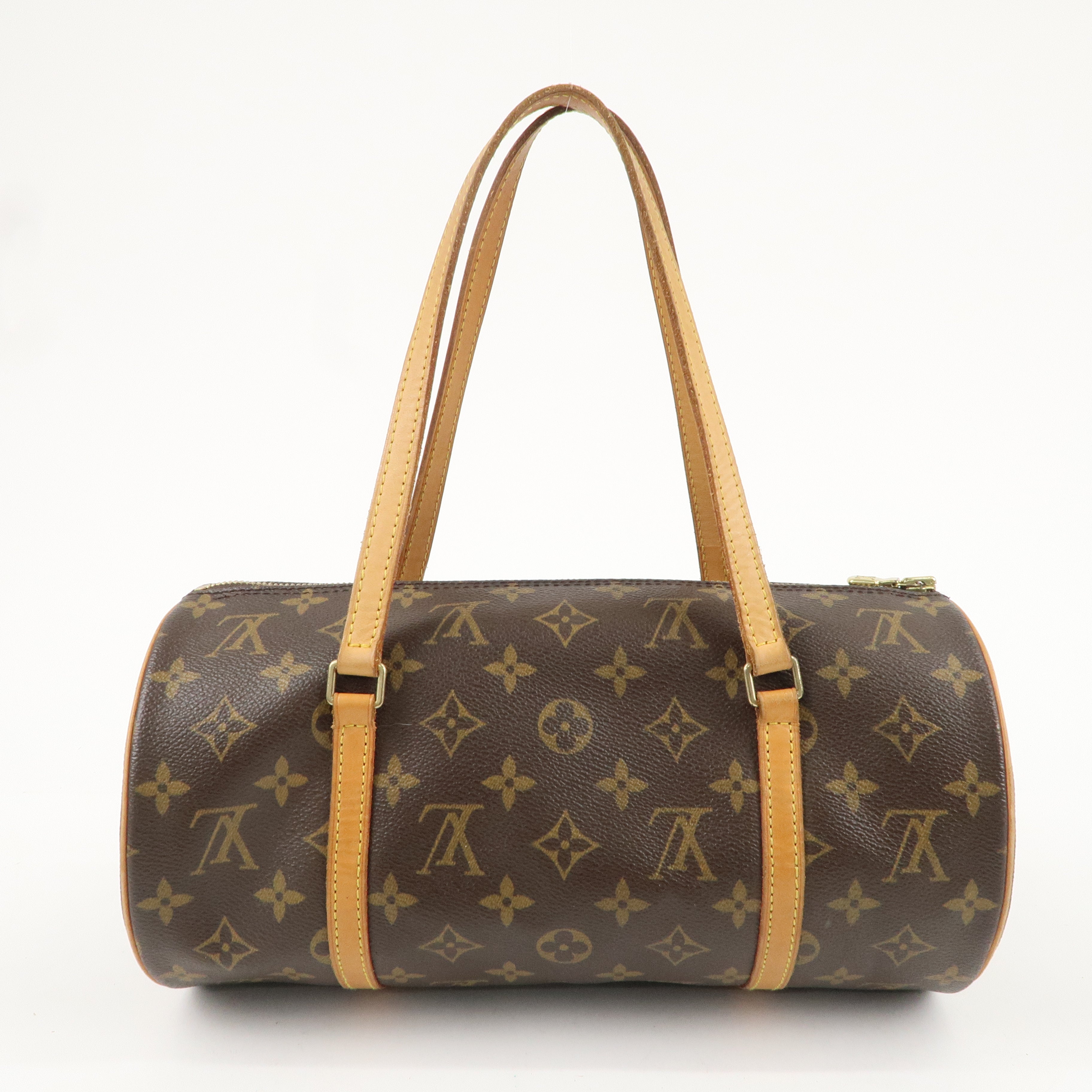 Louis Vuitton Monogram Papillon 26 Hand Bag New Style Brown M51385