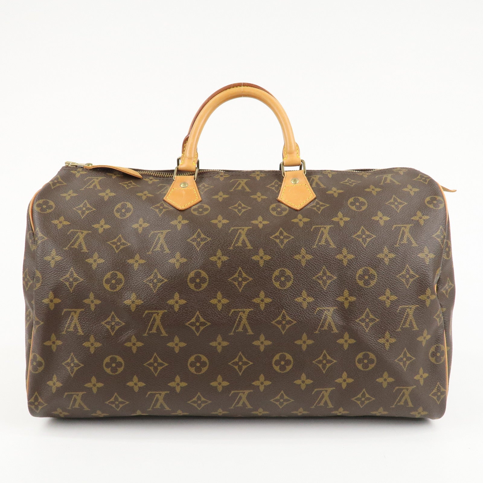 Louis Vuitton Monogram Speedy 40 Hand Bag Boston Bag M41522 Used