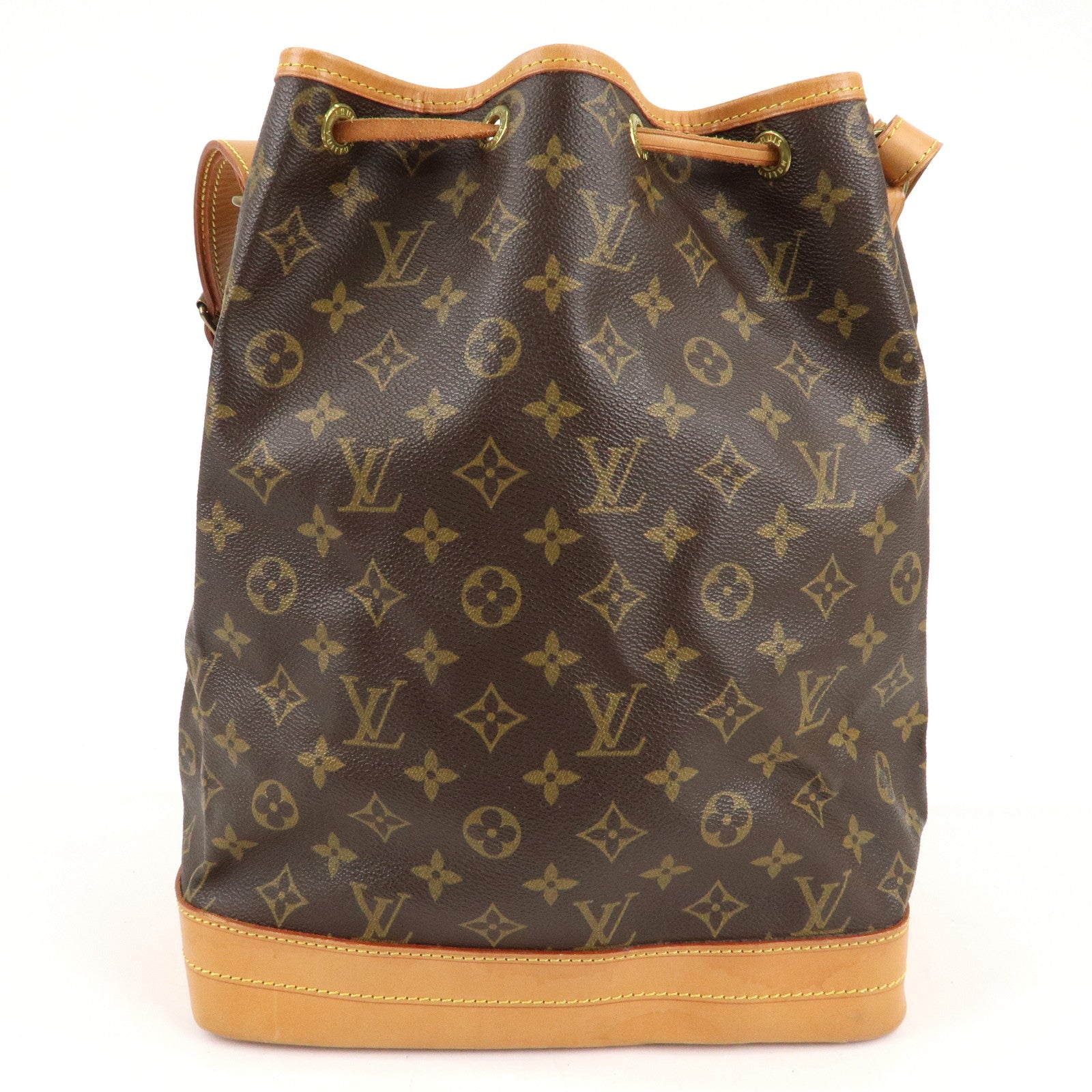 Louis Vuitton Monogram Noe Shoulder Bag Hand Bag Brown M42224 Used