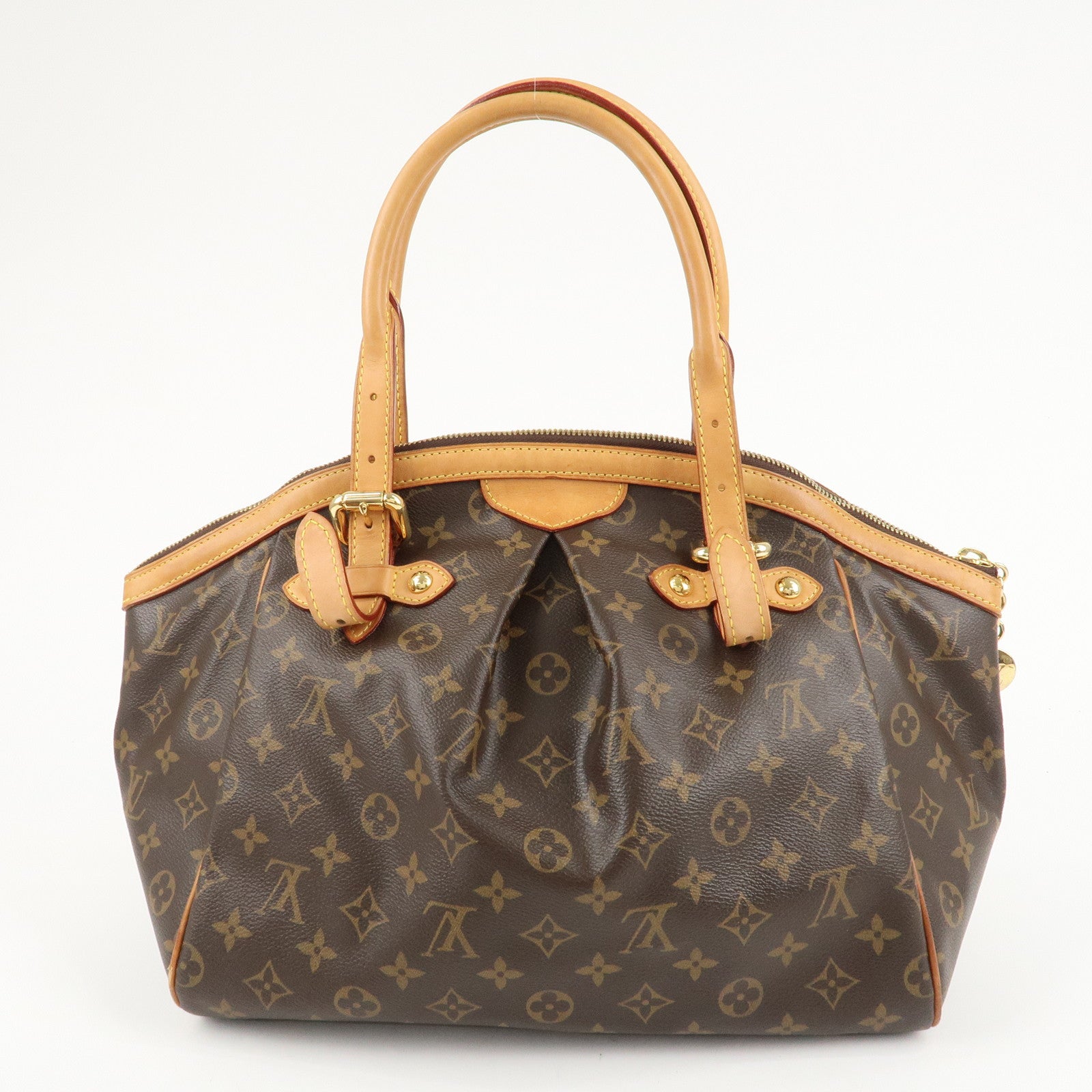 Louis Vuitton Monogram Tivoli GM Shoulder Bag Brown  M40144 Used