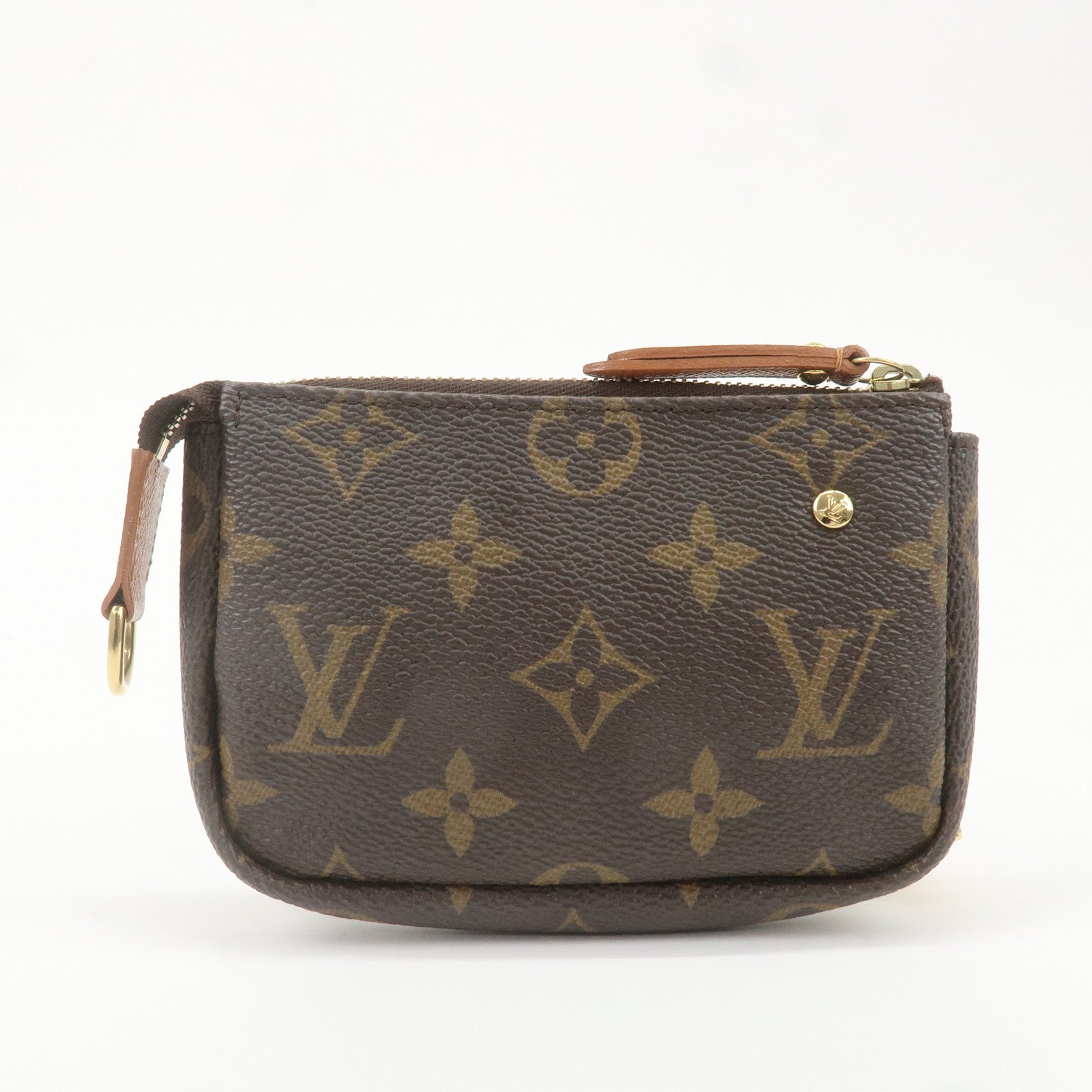 Louis Vuitton Monogram Label Collection Trousse Cles Brown M63800