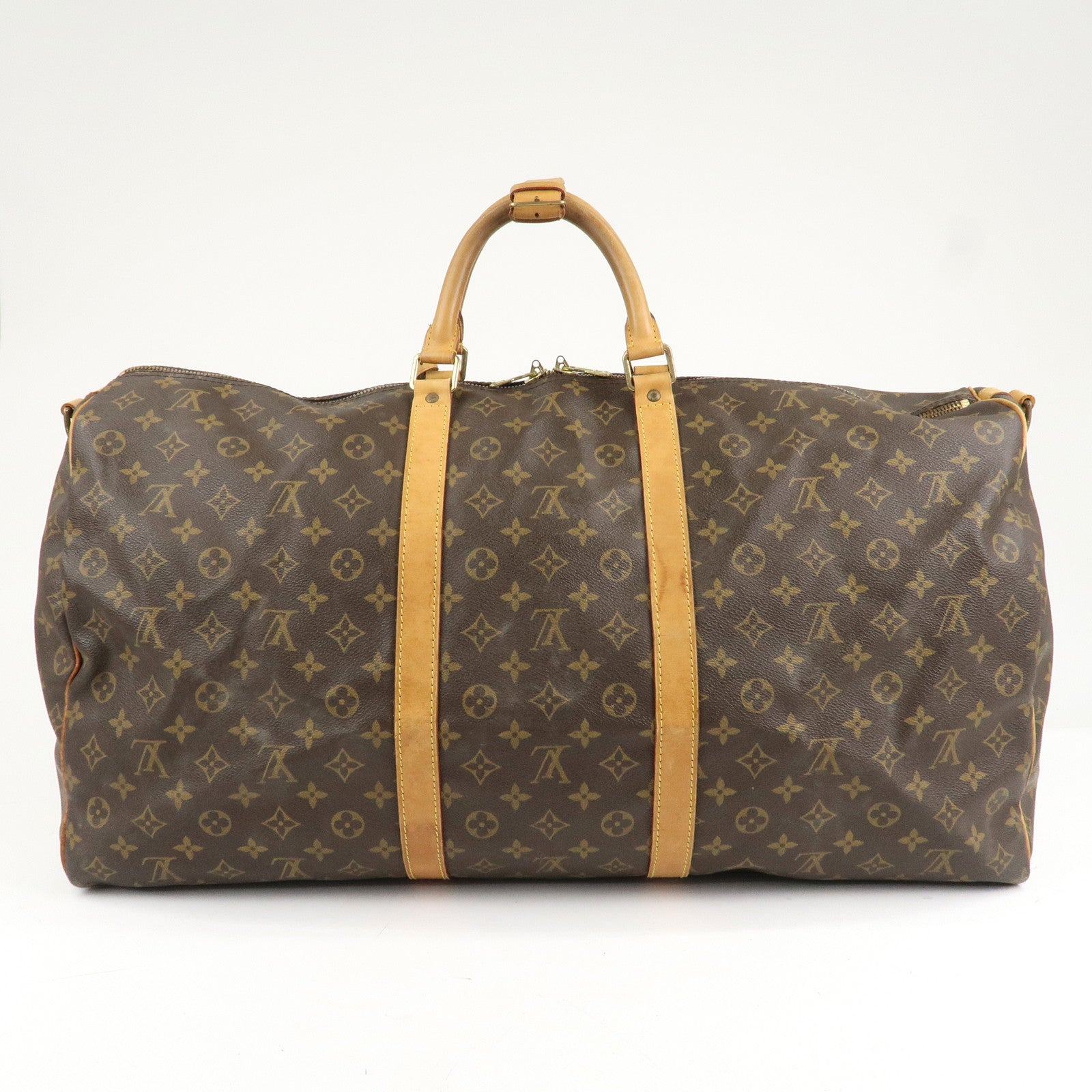 Louis Vuitton Monogram Keep All Bandouliere 60 Boston Bag M41412 Used