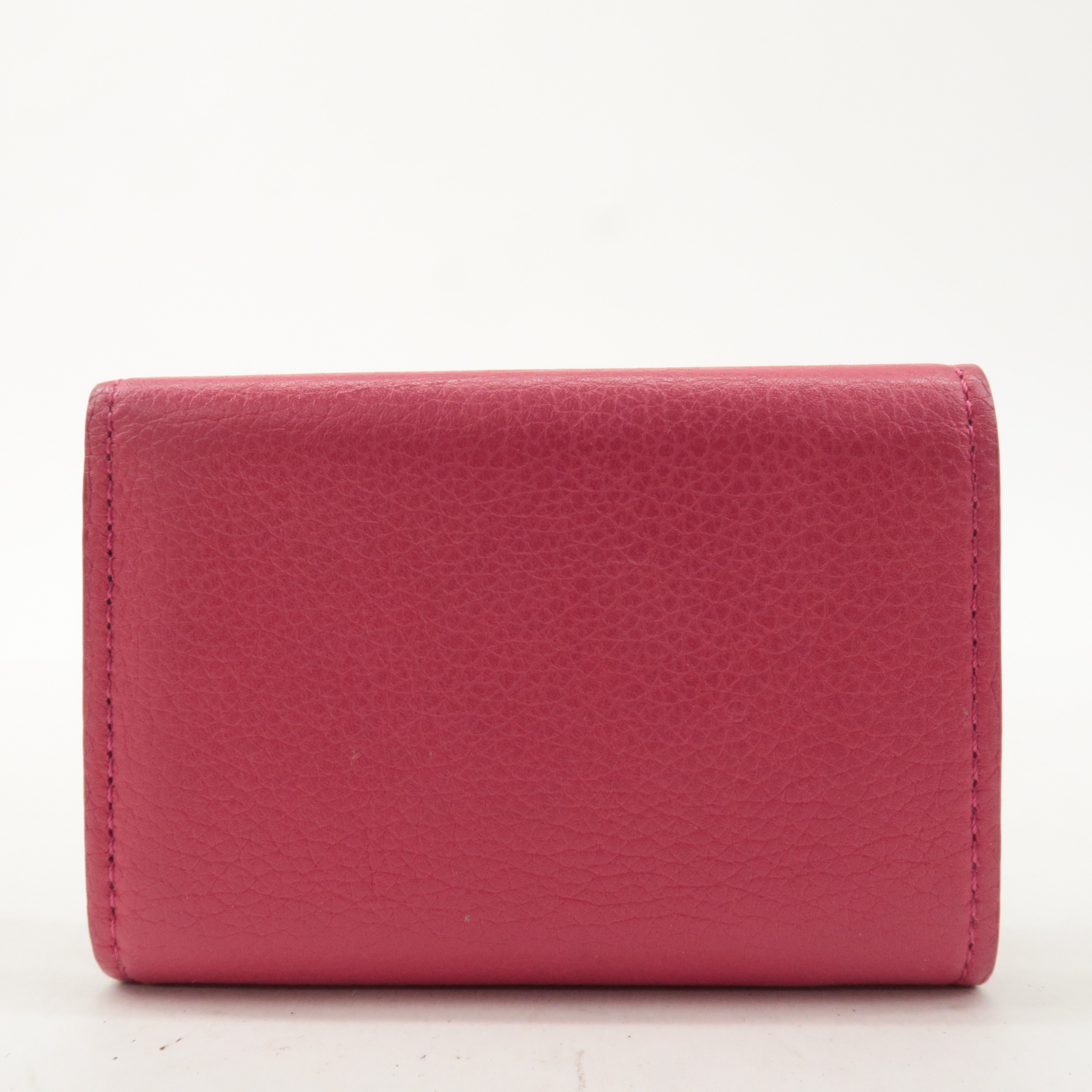 Louis Vuitton Portefeuille Lock Mini Leather Wallet Pink M67860