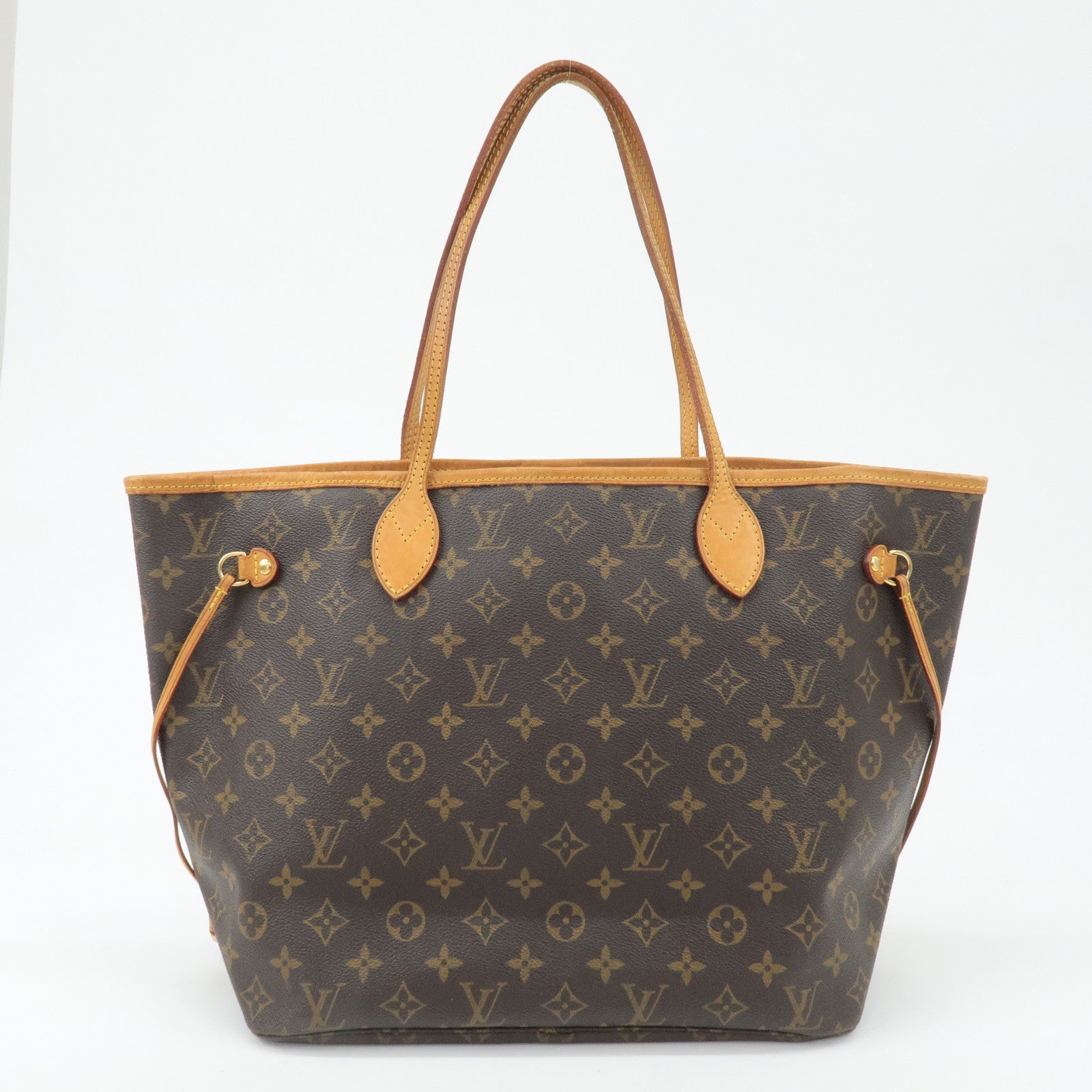 Louis Vuitton Monogram Neverfull MM Tote Bag Brown M40156 Used