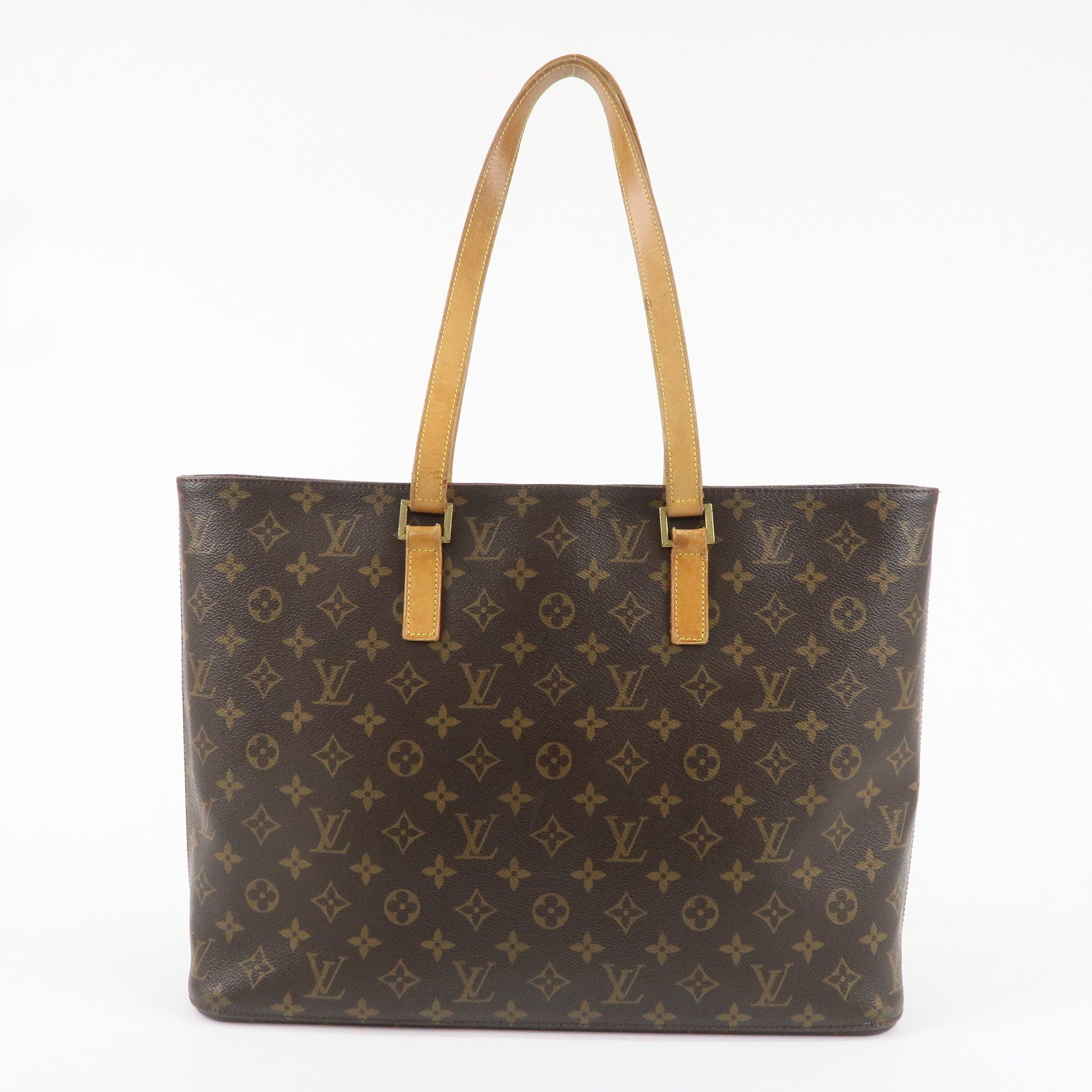 Louis Vuitton Monogram Luco Tote Bag Hand Bag Brown M51155