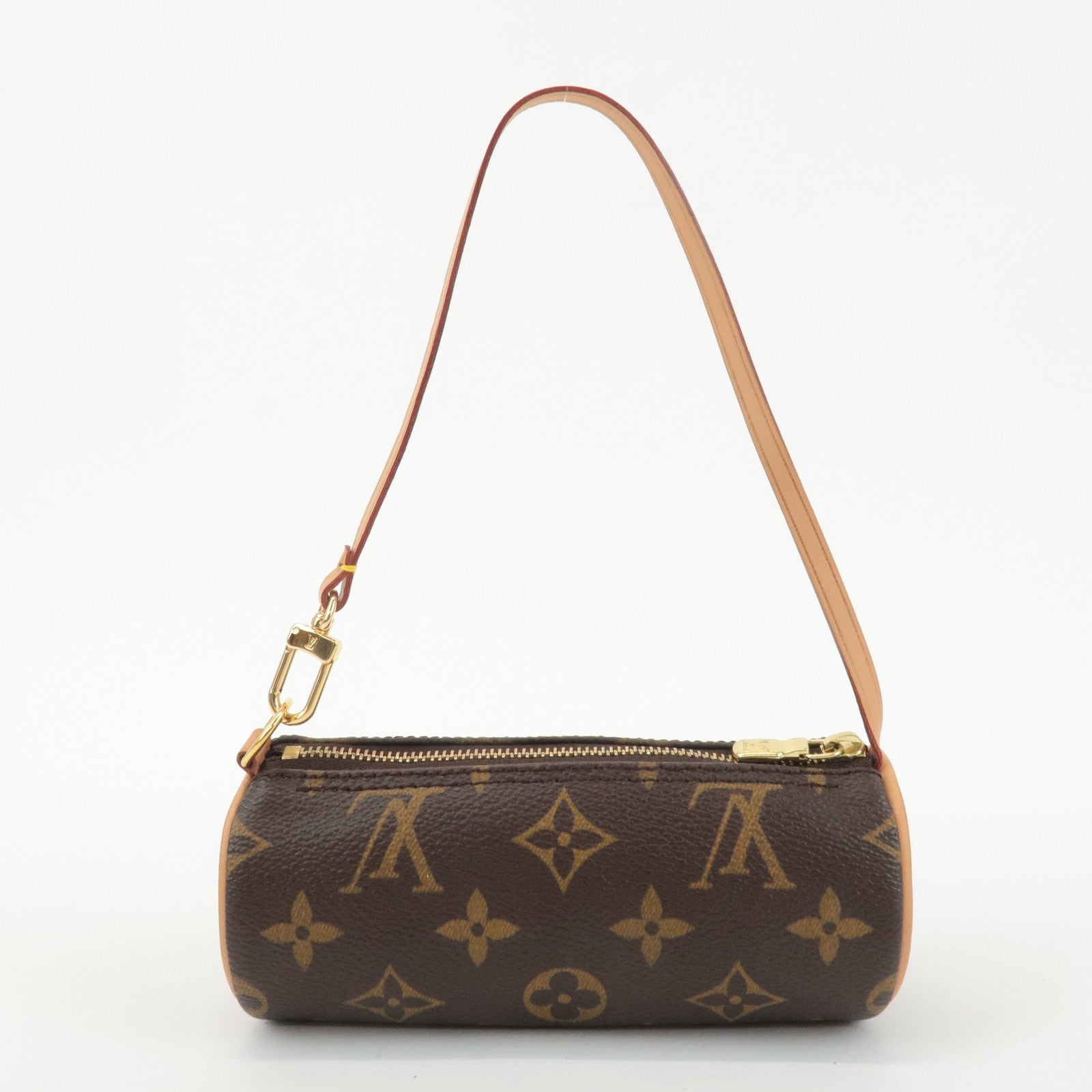 Louis Vuitton Monogram Mini Pouch for Papillon Bag New Style Brown Used