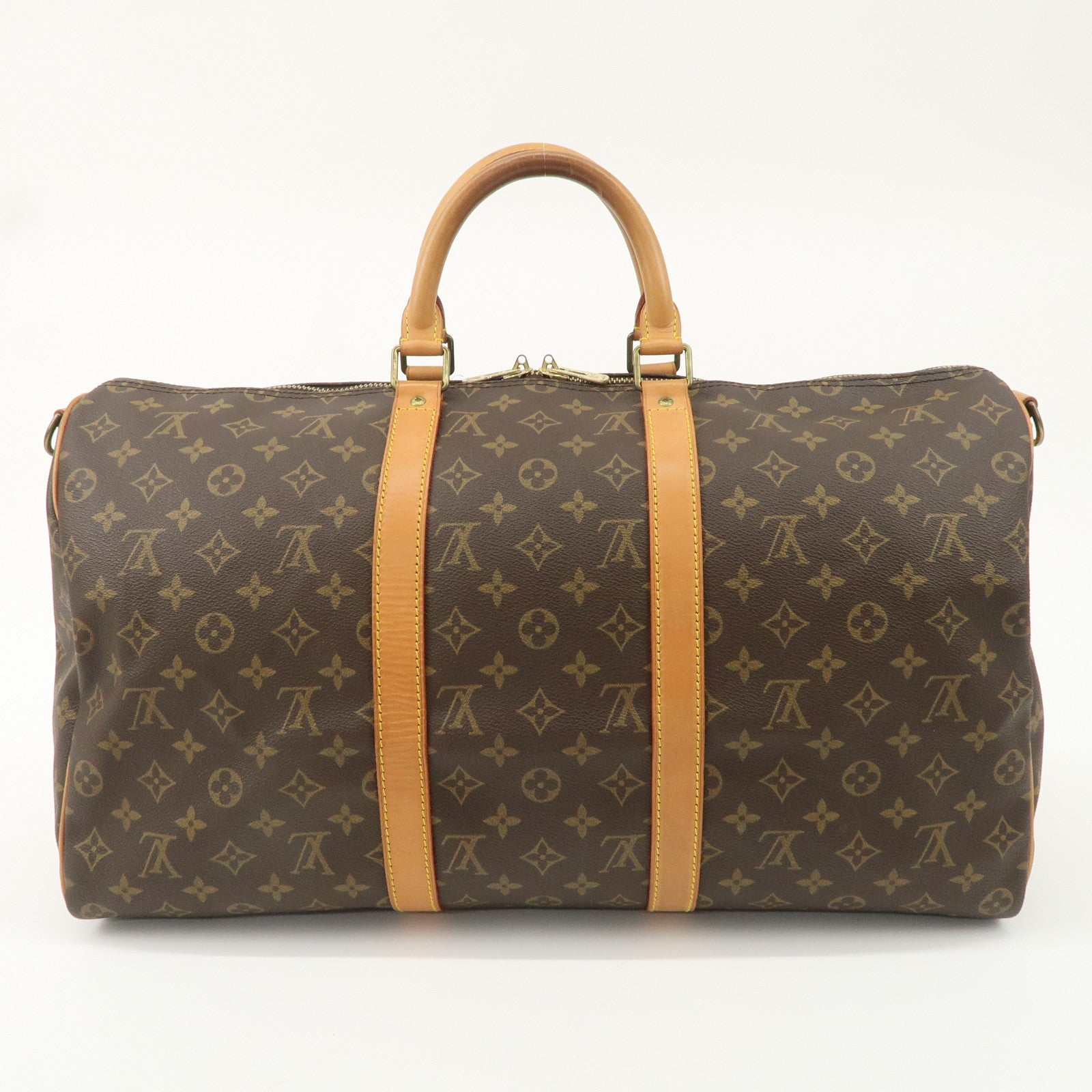 Louis Vuitton Monogram Keep All Bandouliere 50 Boston Bag M41416