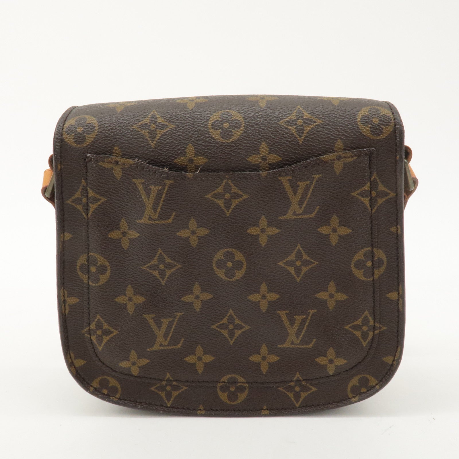 Louis Vuitton Monogram Saint Cloud MM Shoulder Bag Brown M51243