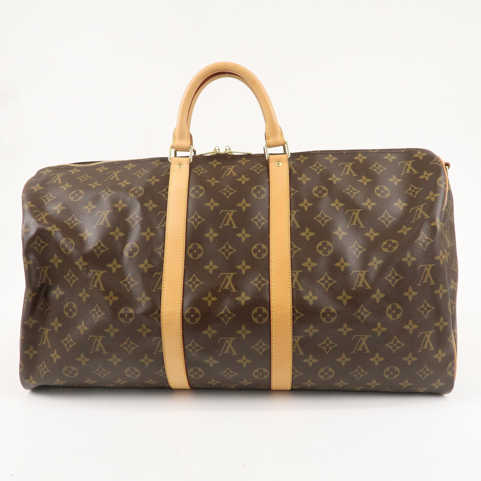 Louis Vuitton Keep All Bandouliere 55 Boston Bag  M41414