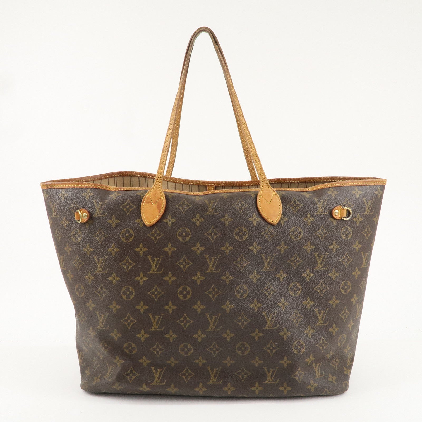 Louis Vuitton Monogram Neverfull GM Tote Bag Brown M40157