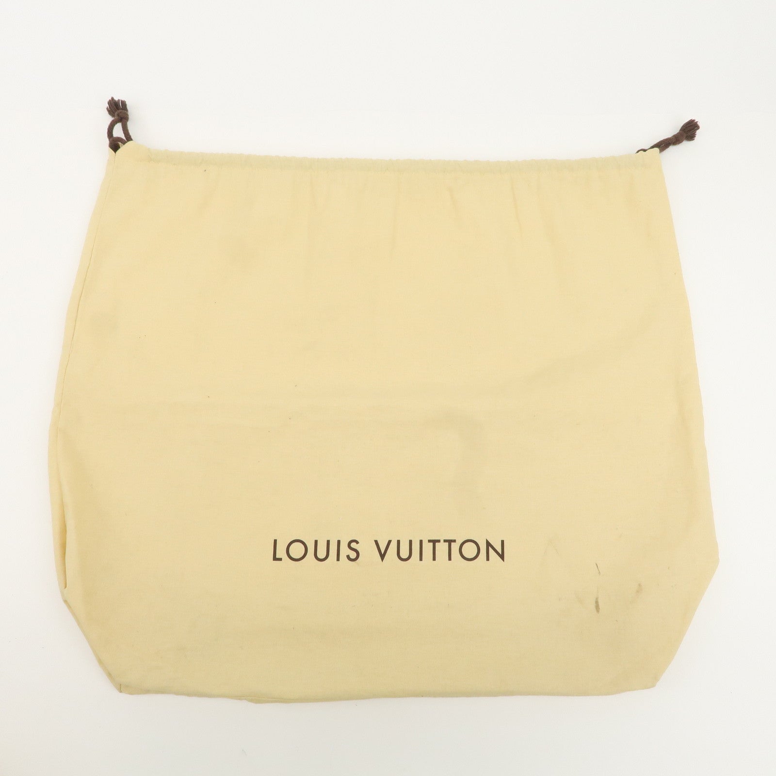 Louis Vuitton Set of 8 Dust Bag Storage Bag Drawstring Beige Used