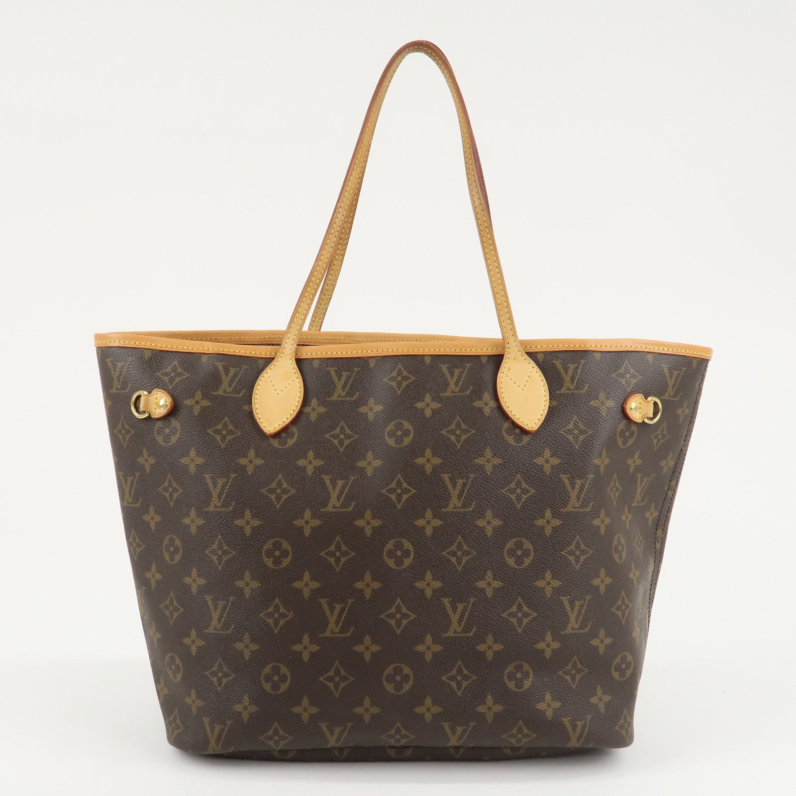 Louis Vuitton Monogram Neverfull MM Tote Bag Brown M40156 Used