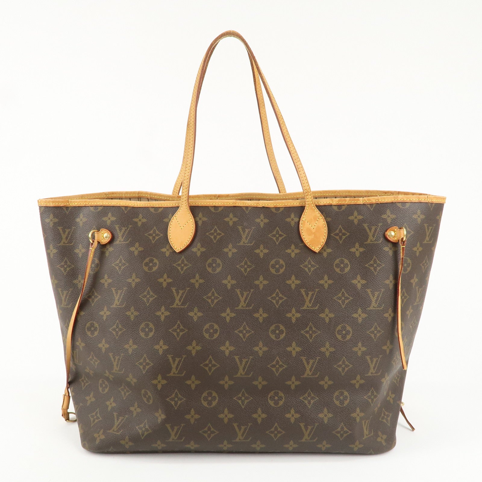 Louis Vuitton Monogram Neverfull GM Tote Bag Brown M40157