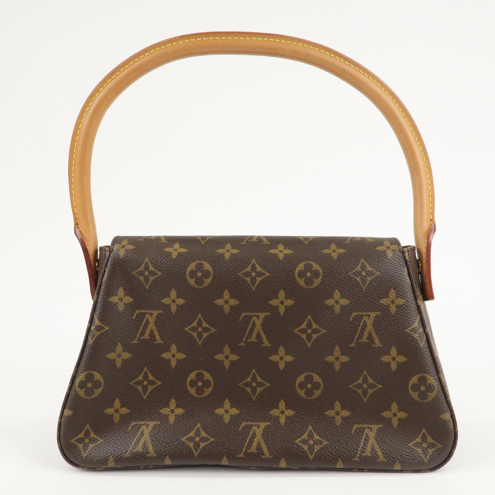 Louis Vuitton Monogram Mini Looping Shoulder Bag Hand Bag M51147 Used