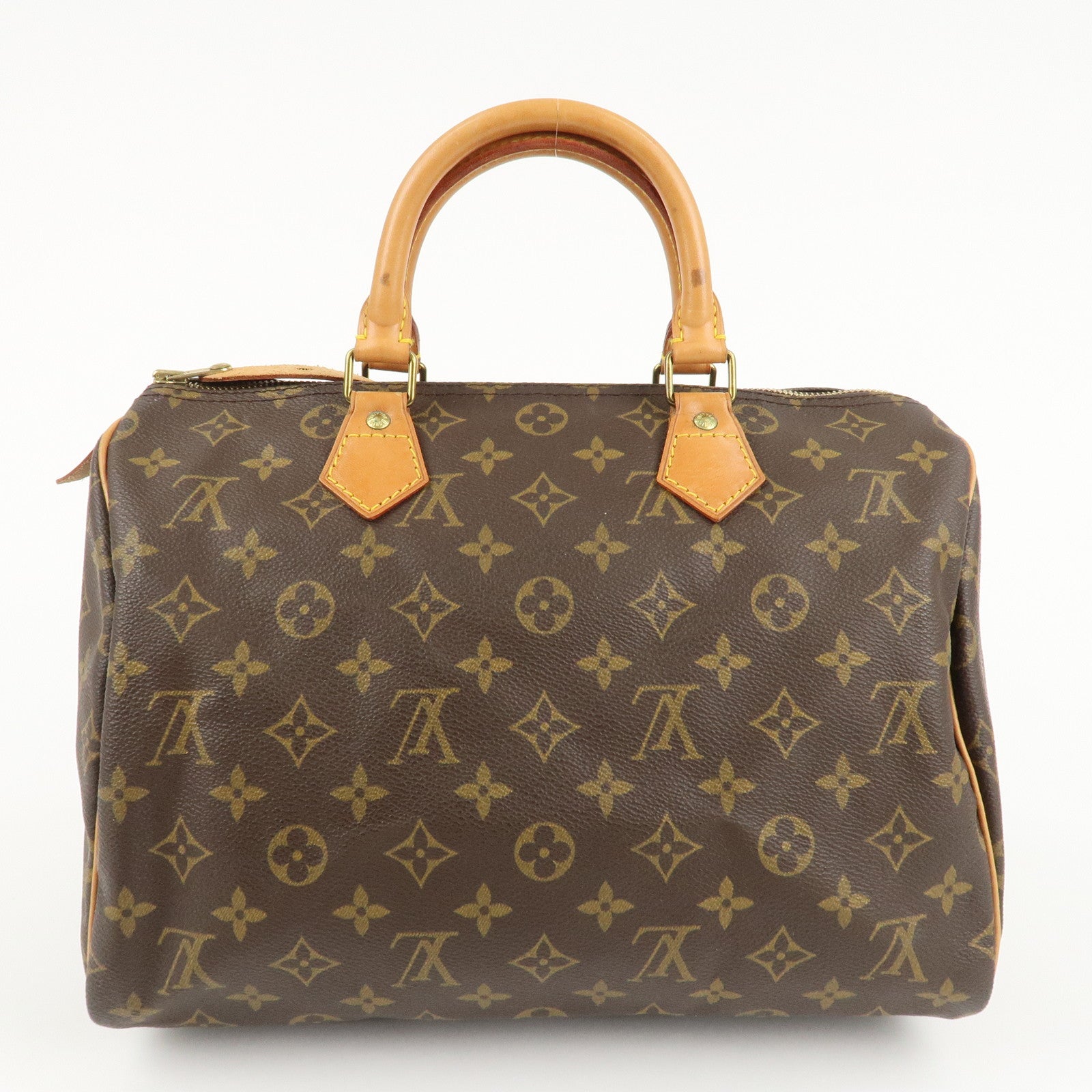 Louis Vuitton Monogram Speedy 30 Hand Bag Boston Bag M41526 Used