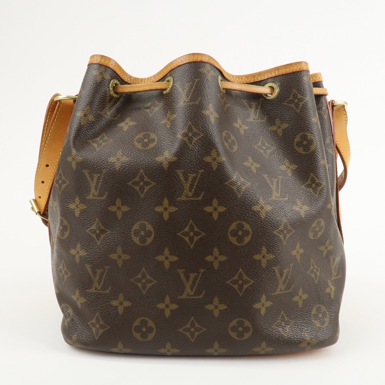 Louis Vuitton Monogram Petit Noe Shoulder Bag Brown M42226 Used