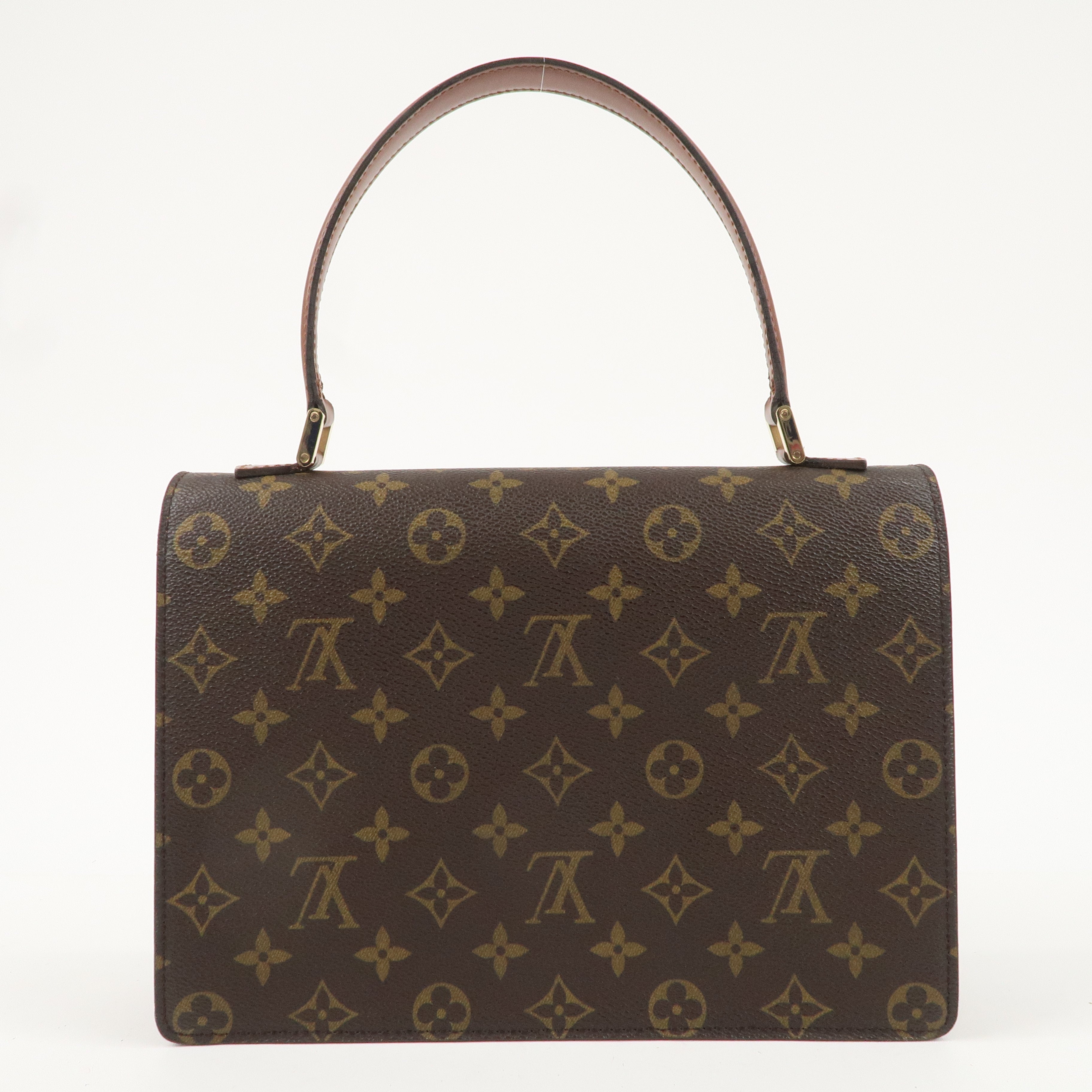 Louis Vuitton Monogram Concorde Hand Bag Brown M51190