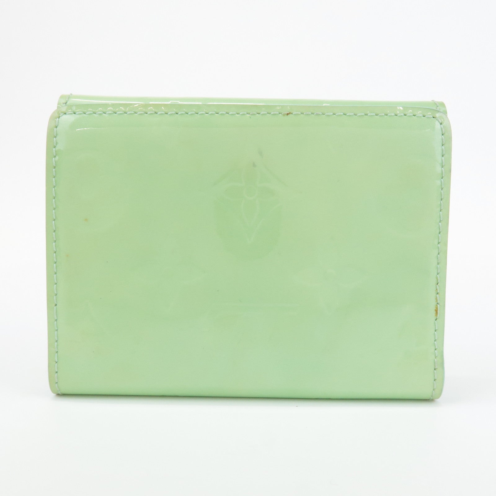 Louis Vuitton Monogram Vernis Ludlow Wallet Lime Green