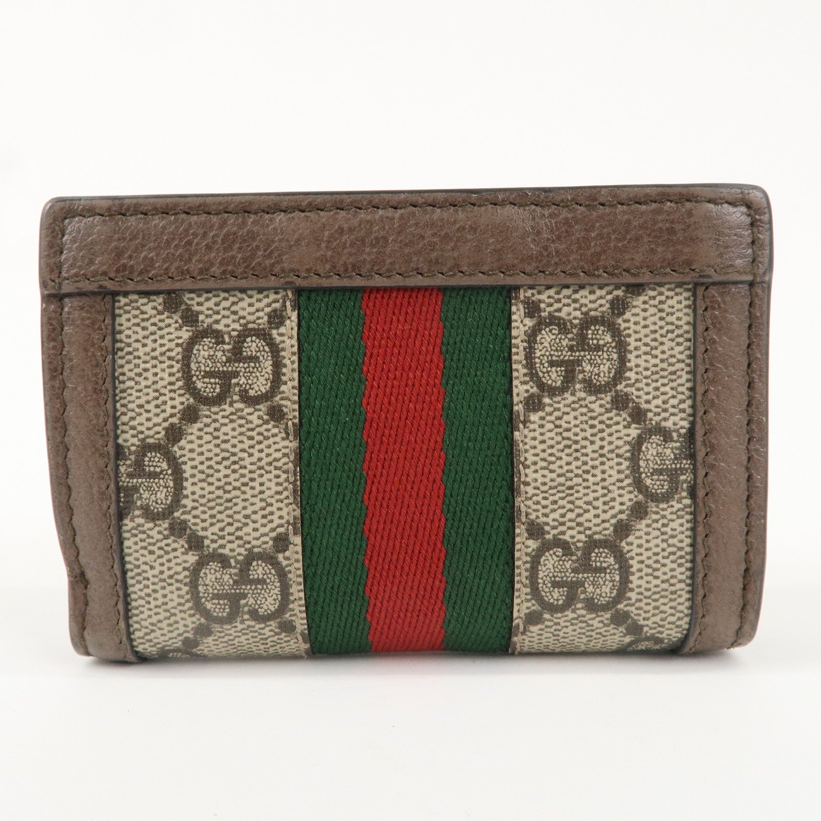 GUCCI Ophidia GG Supreme Leather Trifold Wallet 644334