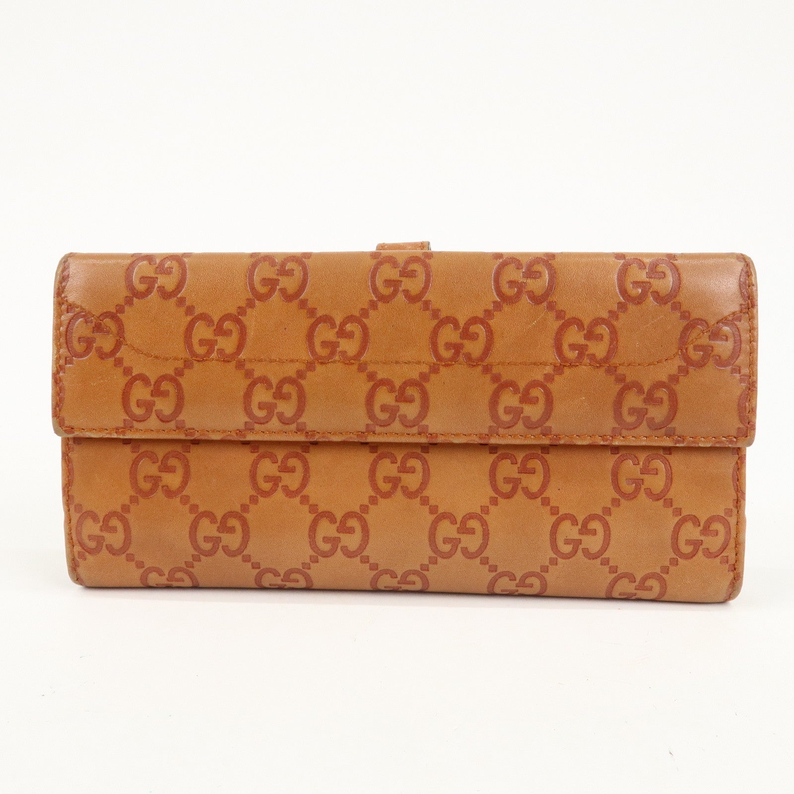 GUCCI Guccissima New Jackie Guccissima Leather Long Wallet 141430 Used