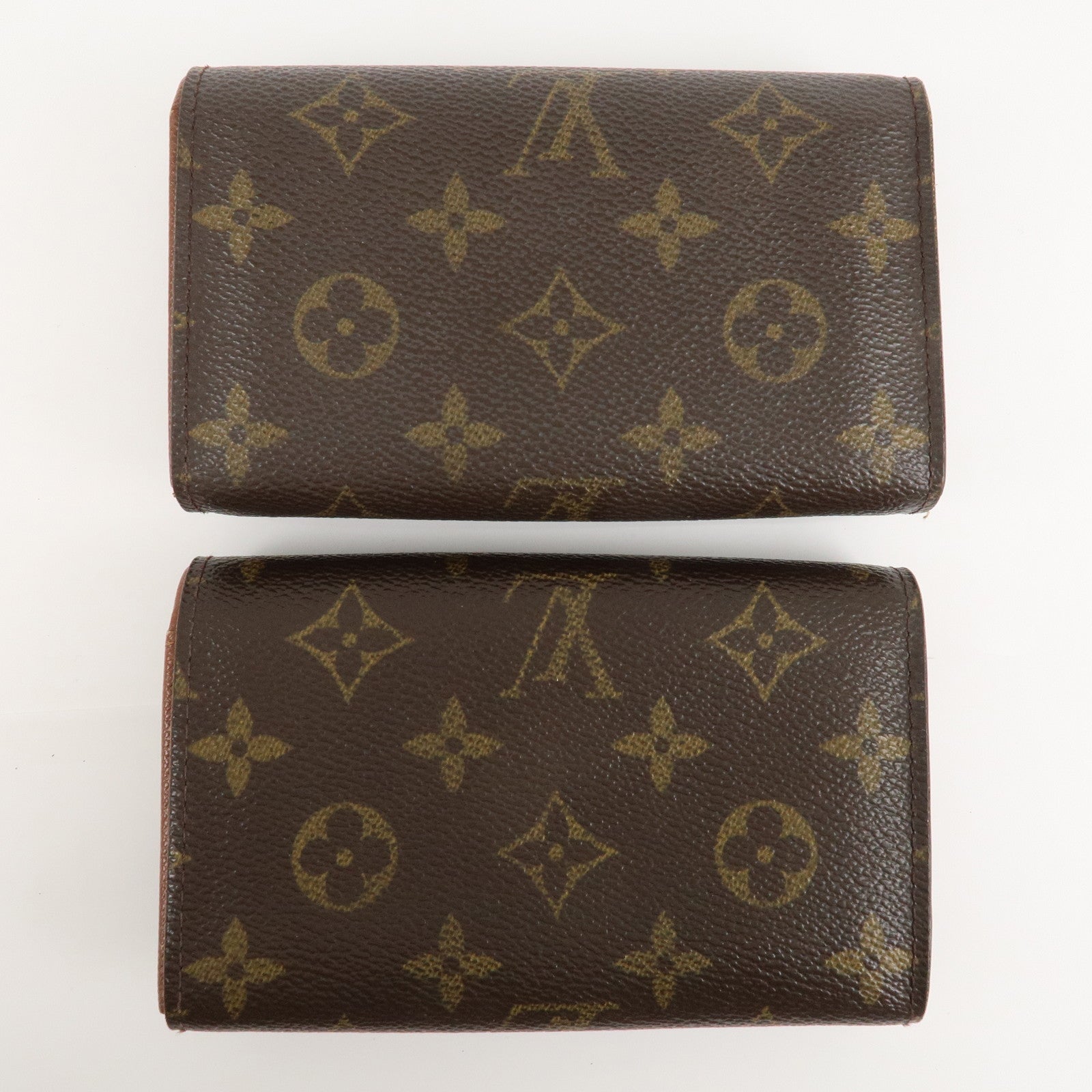 Louis Vuitton Monogram Set of 2 Wallet M61730 Used