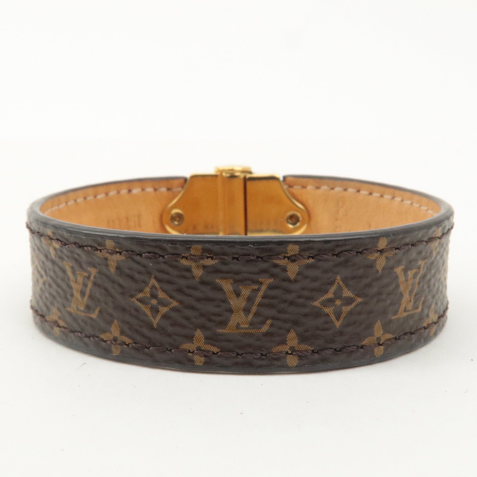 Louis Vuitton Monogram Bracelet Spirit Bangle #17 M6689